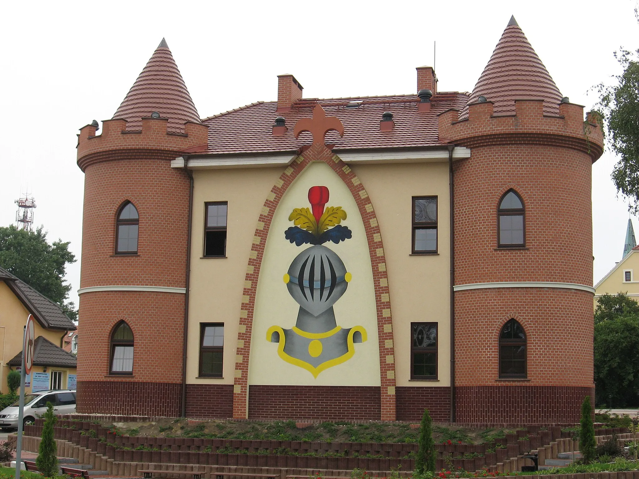 Photo showing: Polkowice CoA on the Copper Basin Gminas Association Office.