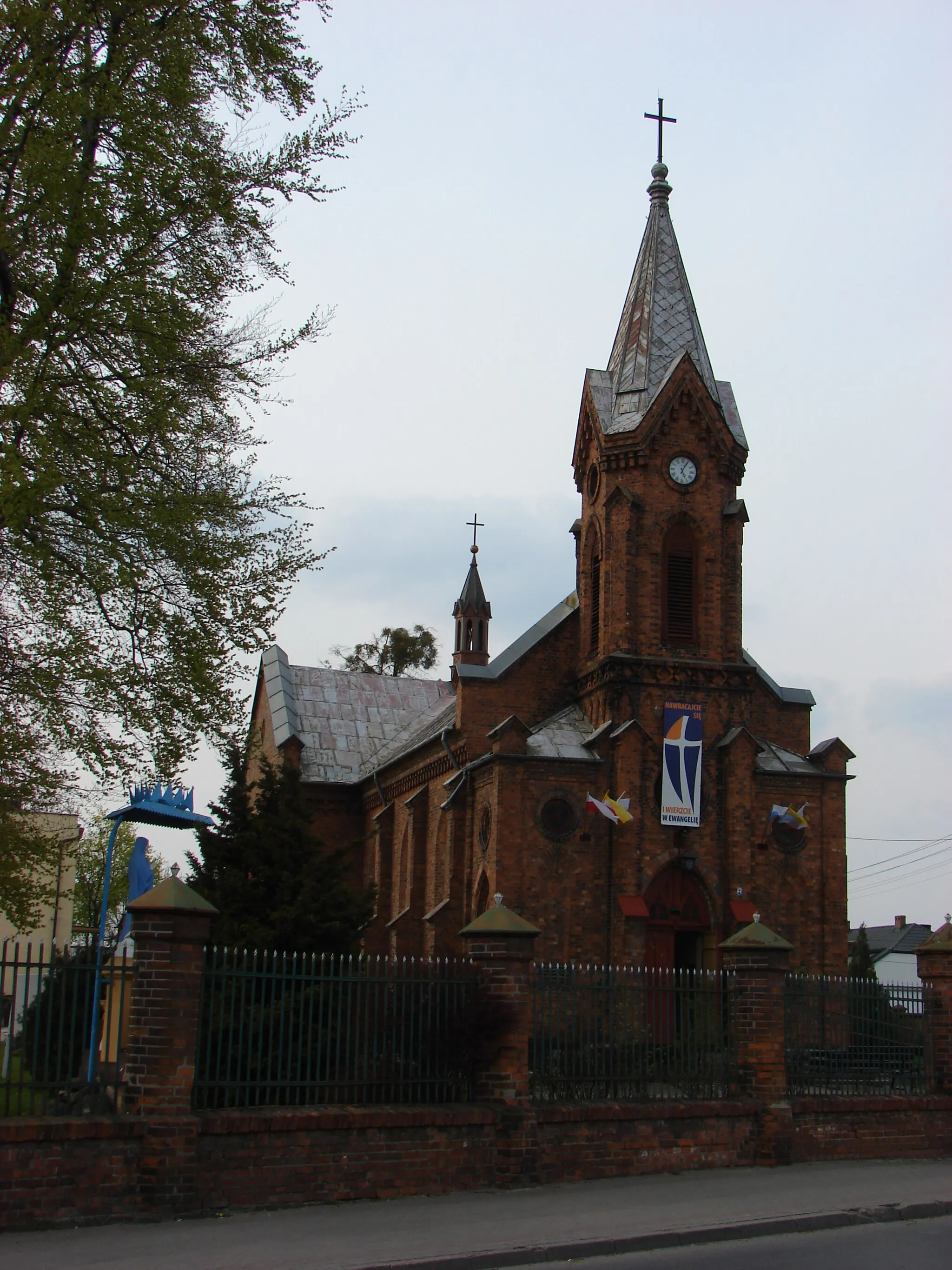 Photo showing: Aleksandrów Kujawski. Church of the Transfiguration. Completed 1886.