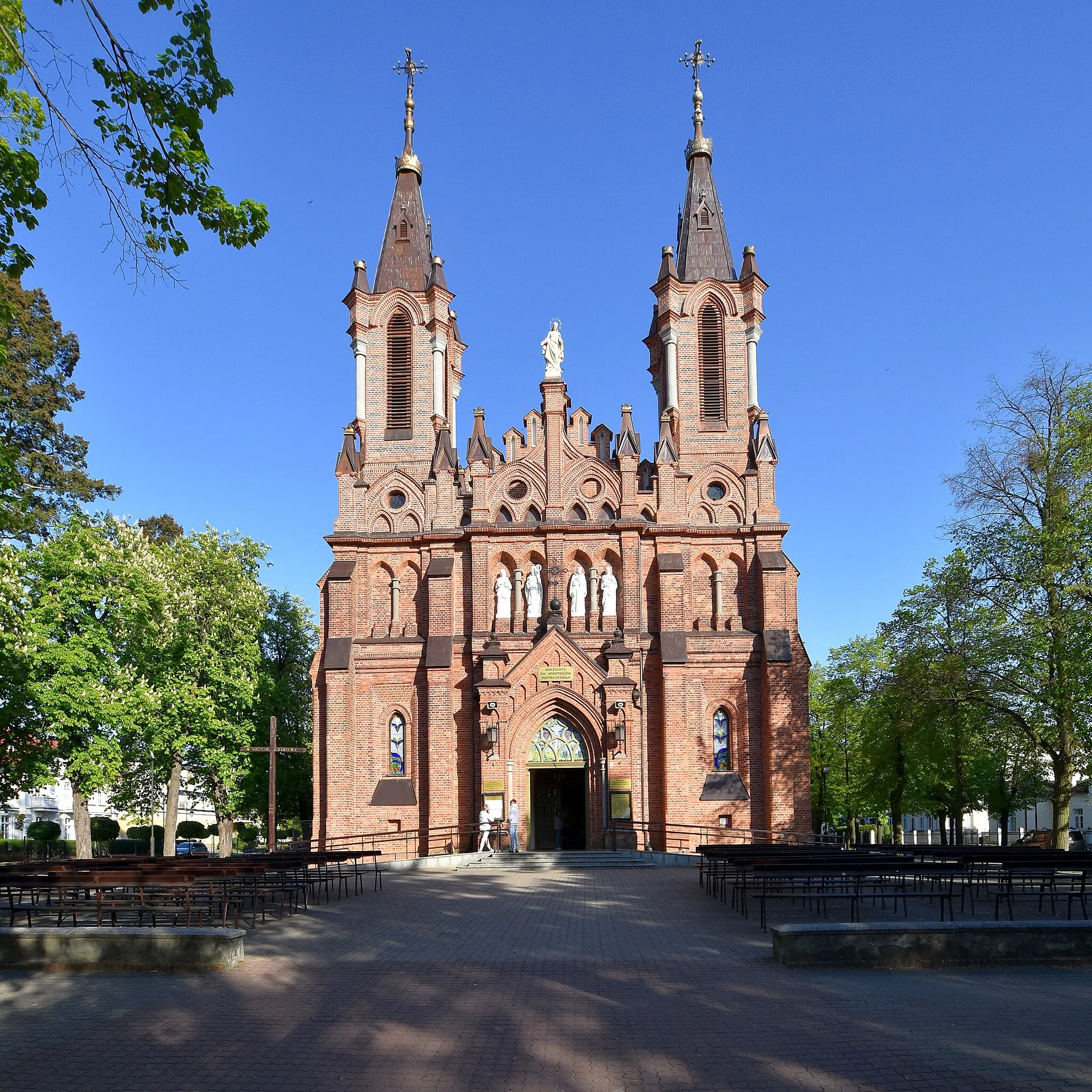 Photo showing: Ciechocinek, kolegiata Świętych Apostołów Piotra i Pawła