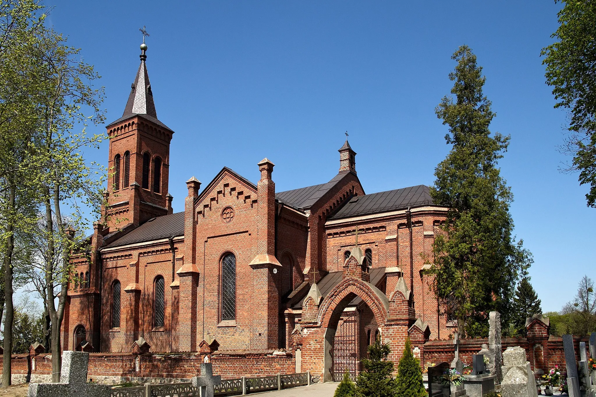 Photo showing: Kościół św. Wojciecha w Kikole.