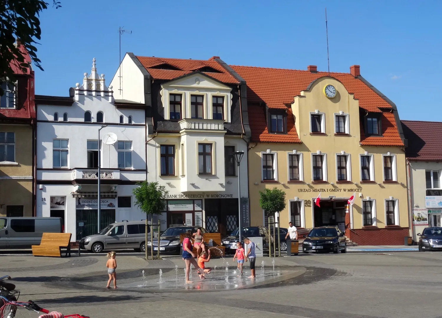 Photo showing: Rynek miejski w Mroczy