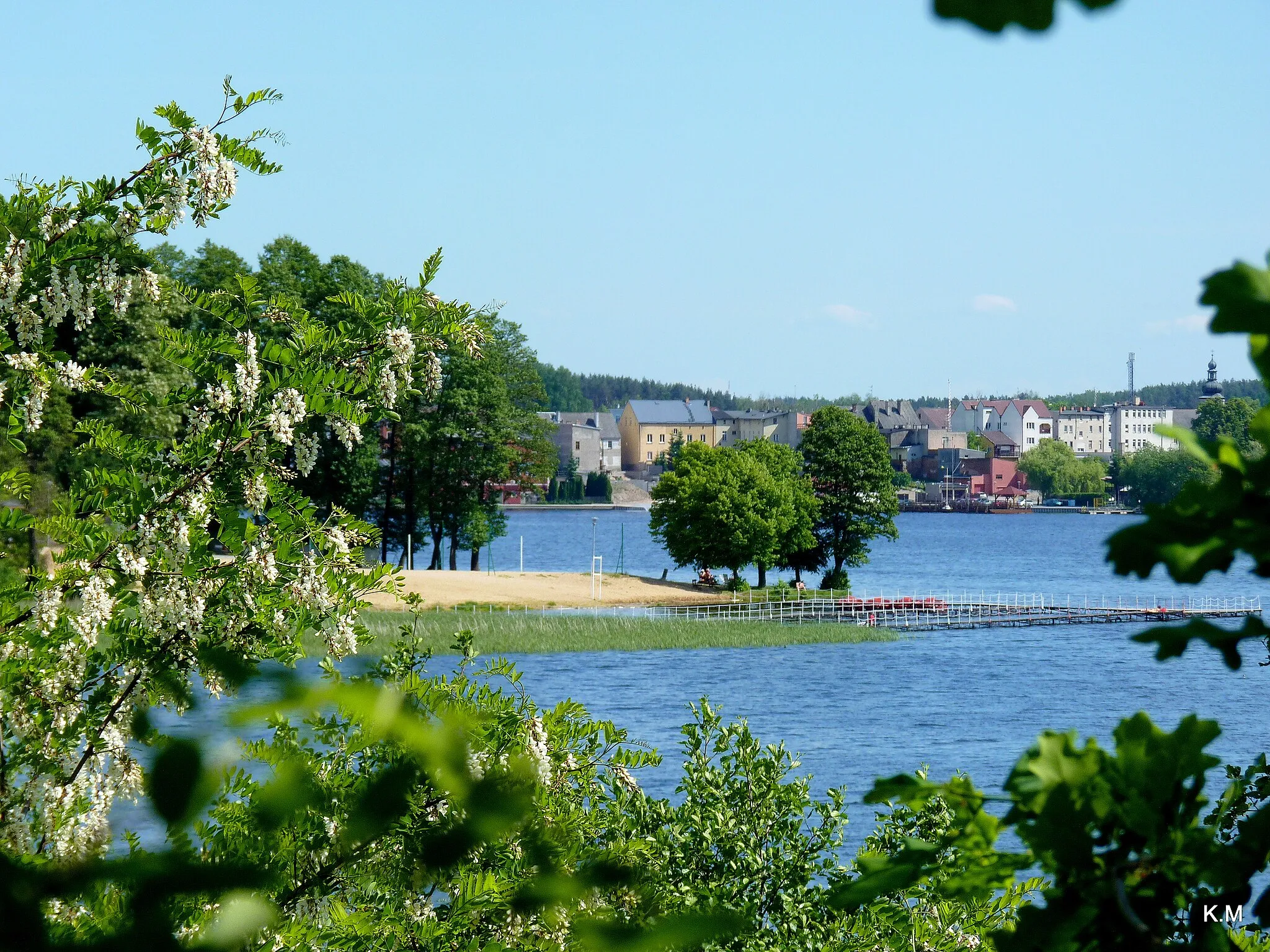 Photo showing: Jezioro  Sępoleńskie  widok z brzegu.