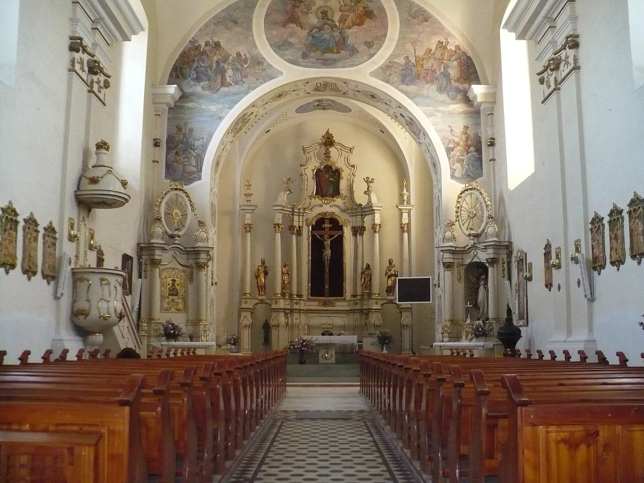 Photo showing: Więcbork, pl. Zwycięstwa 1 - kościół parafialny p.w. śś. Szymona i Judy, 1772-1778, wnętrze (zabytek nr A/314)