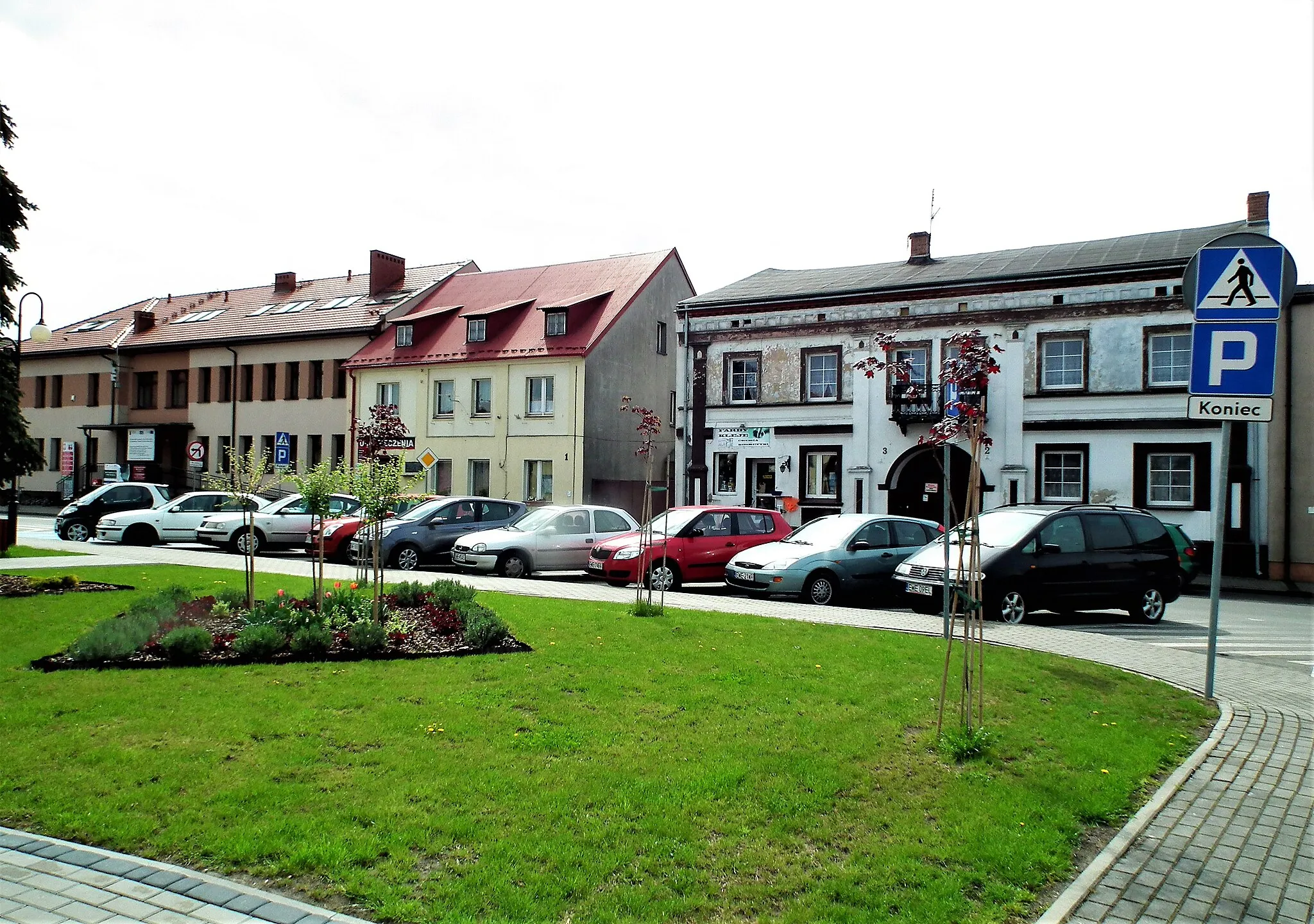 Photo showing: Rynek w Bolesławcu w pow. wieruszowskim.