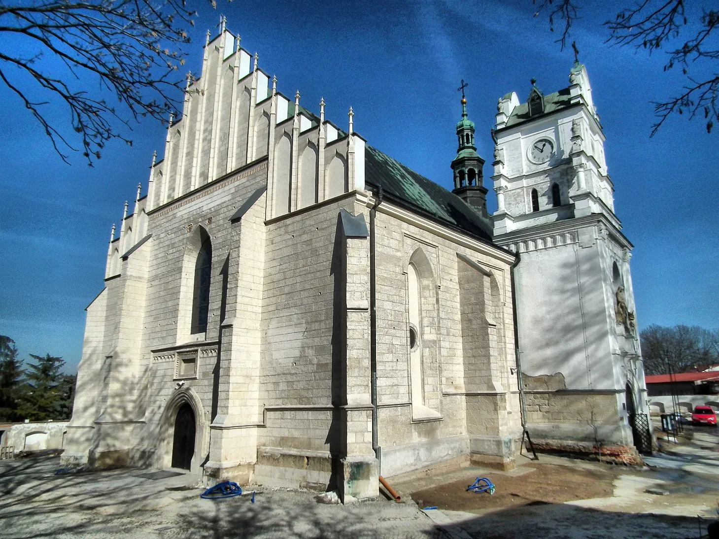 Photo showing: Kraśnik, kościół, ob. par. p.w. Wniebowzięcia NMP,  XV/XVI, XVIII