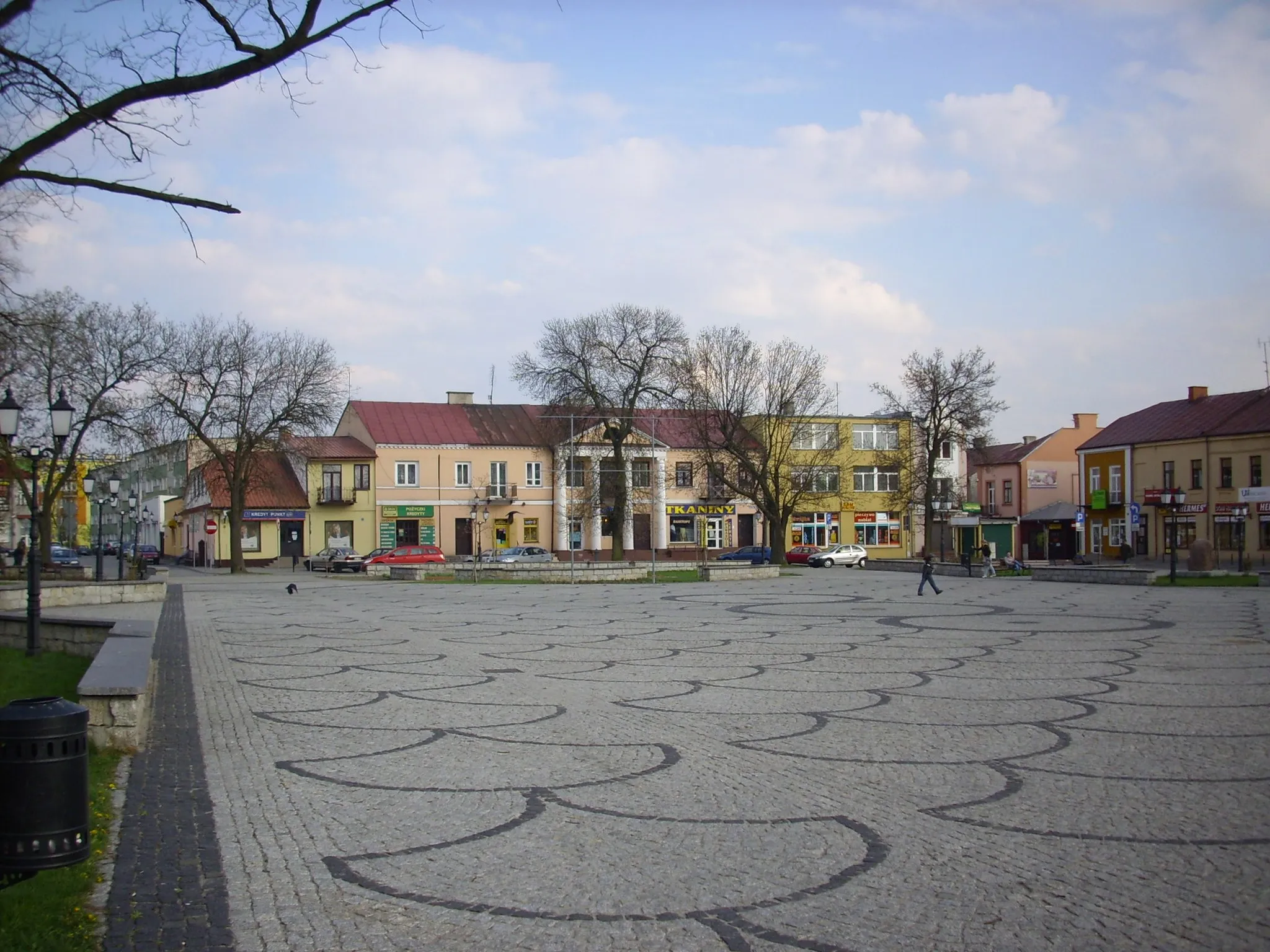 Photo showing: Rynek w Międzyrzecu Podlaskim. W głębi pałac Czartoryskich.