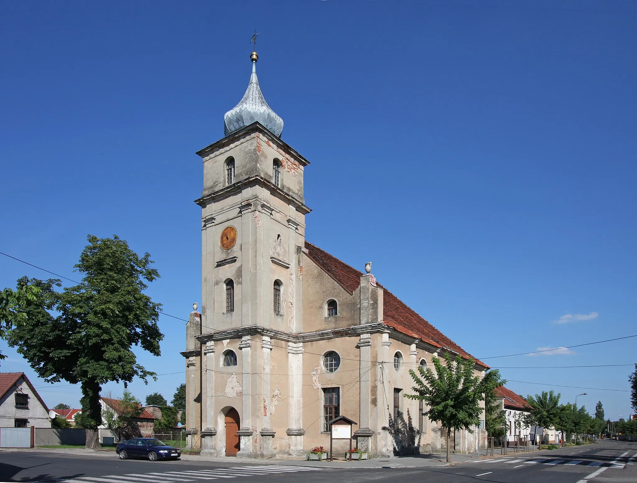 Photo showing: Babimost, dawny kościół ewangelicki przy ul. Kargowskiej