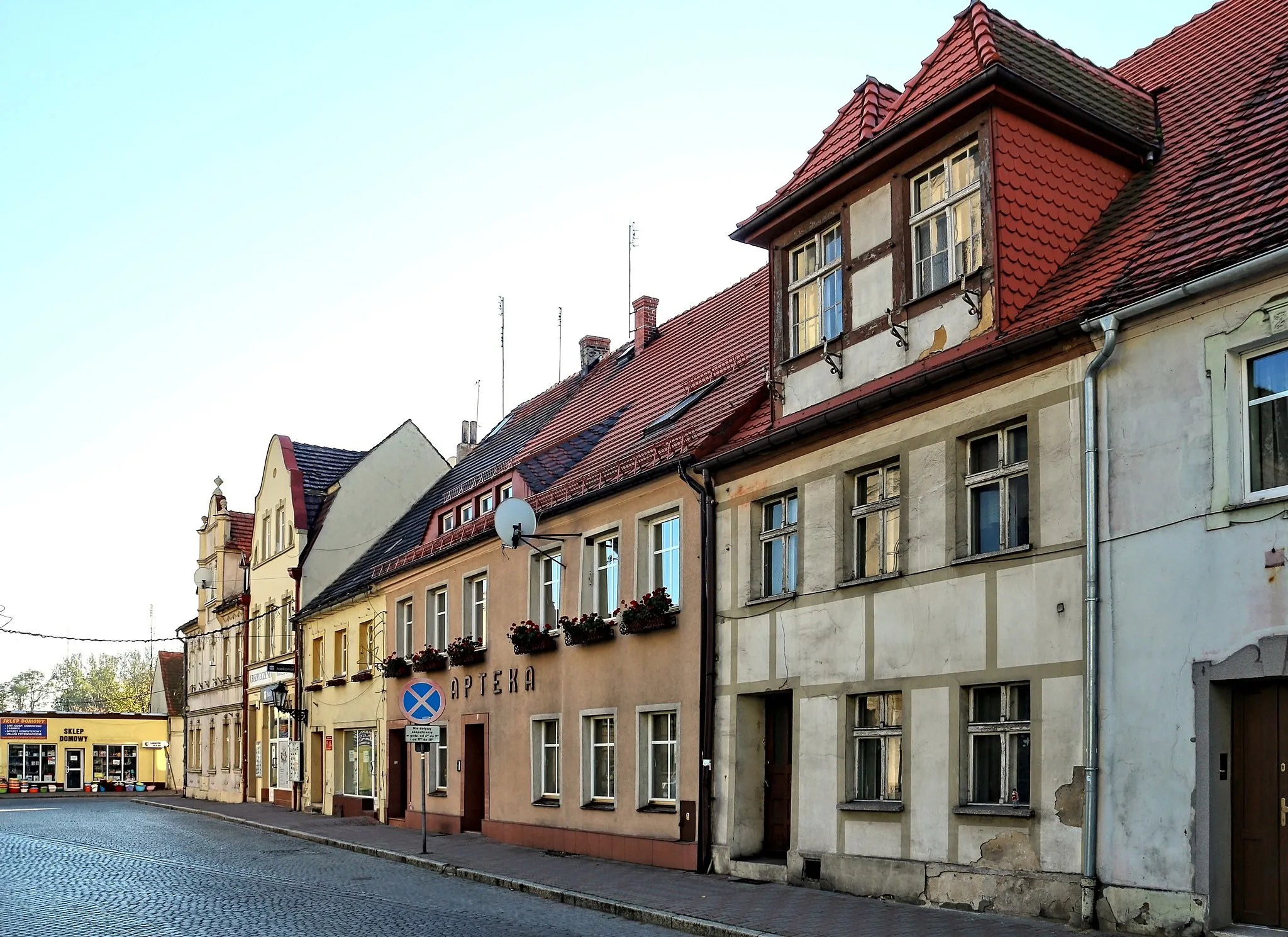 Photo showing: Rynek (market square) in Sława