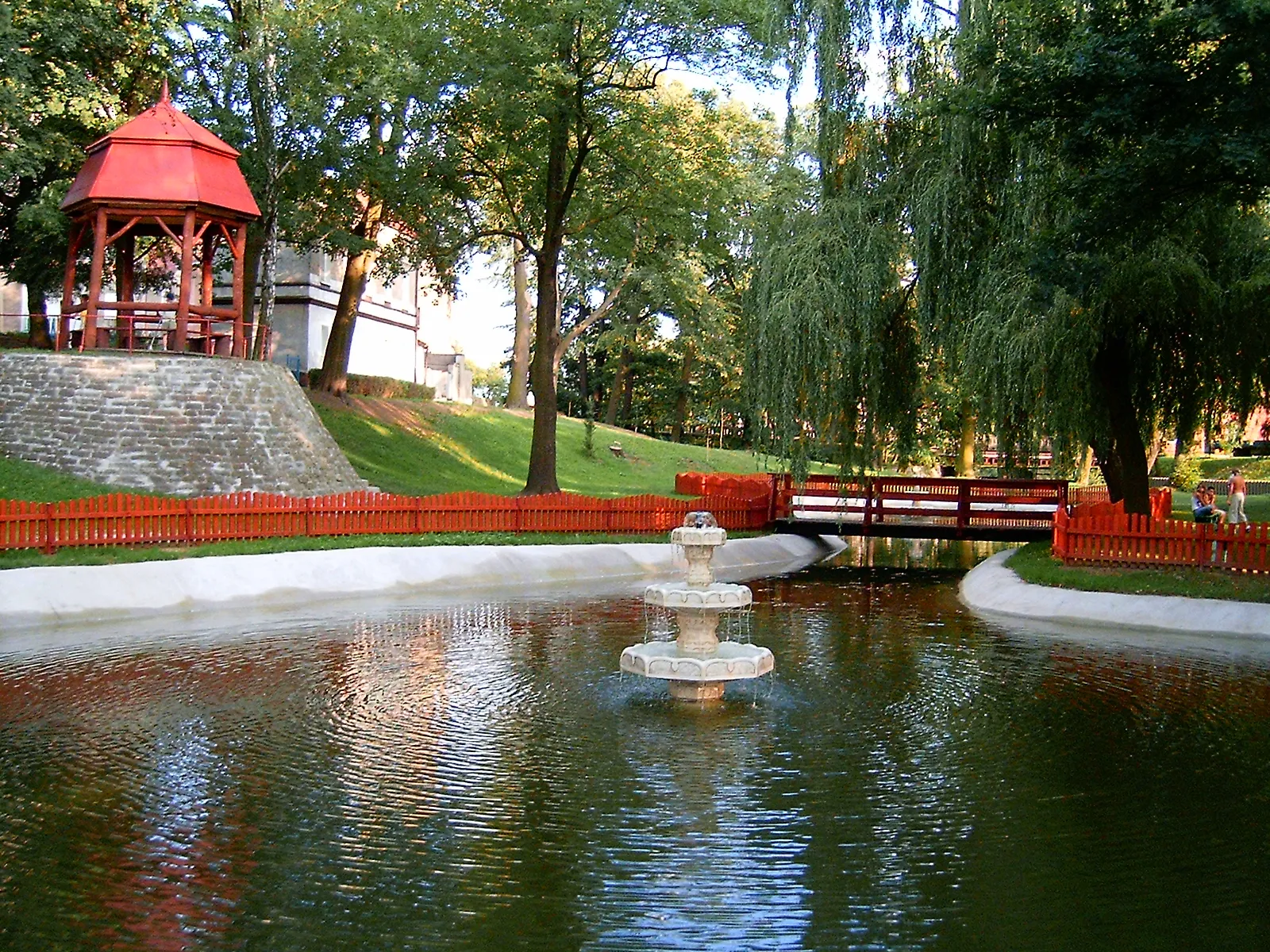 Photo showing: Historical Central Park in Szprotawa, Poland