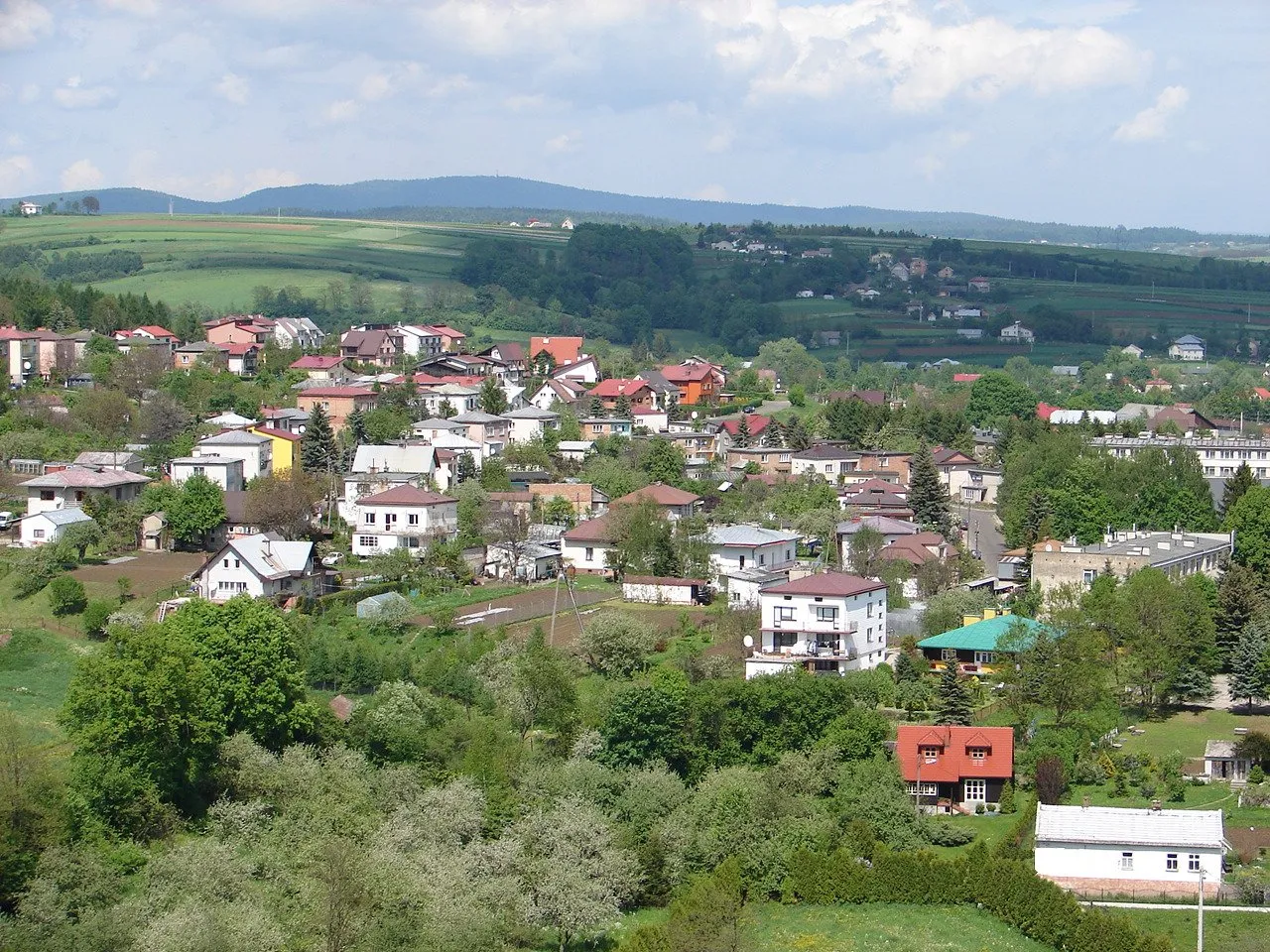 Photo showing: Housing estate on Słoneczna Street in Biecz