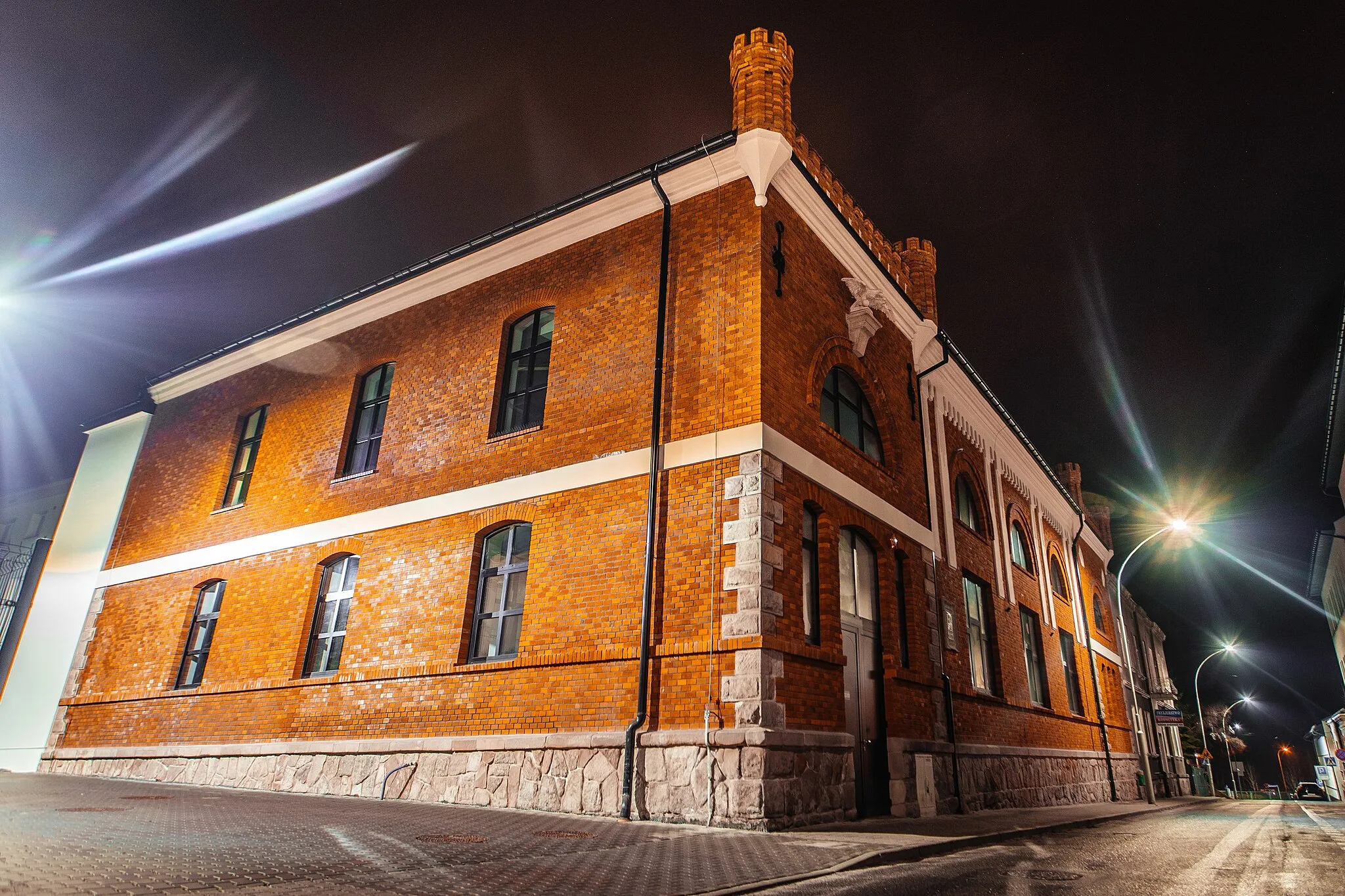 Photo showing: Budynek Towarzystwa Gimastycznego Sokół w Gorlicach przy ul. Jagiełły.