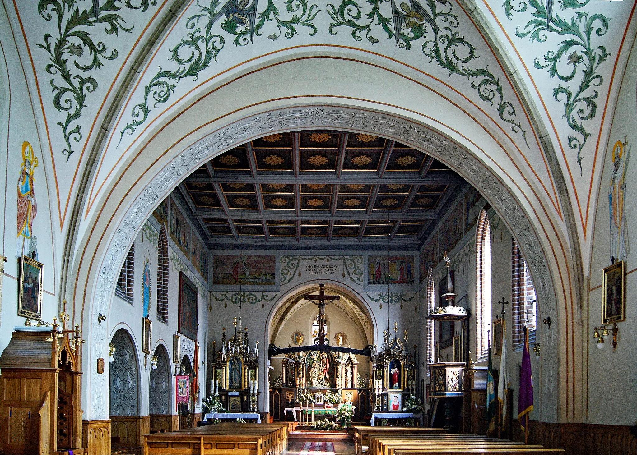 Photo showing: Saint John the Baptist church, 5 Biskupska street, Radłów, Tarnów County, Lesser Poland Voivodeship, Poland