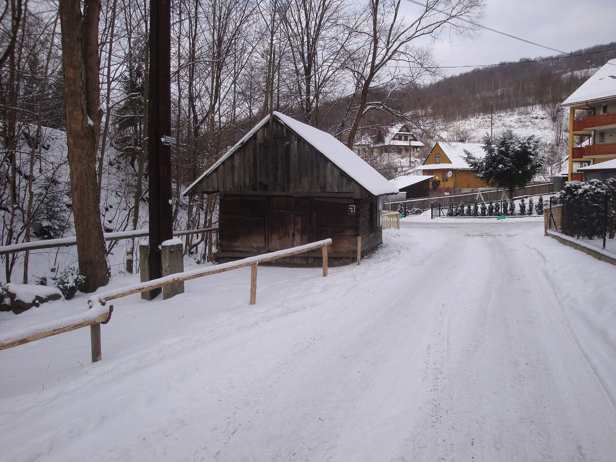 Photo showing: Rzyki - village in Lesser Poland Voivodeship, Poland. Old forge.