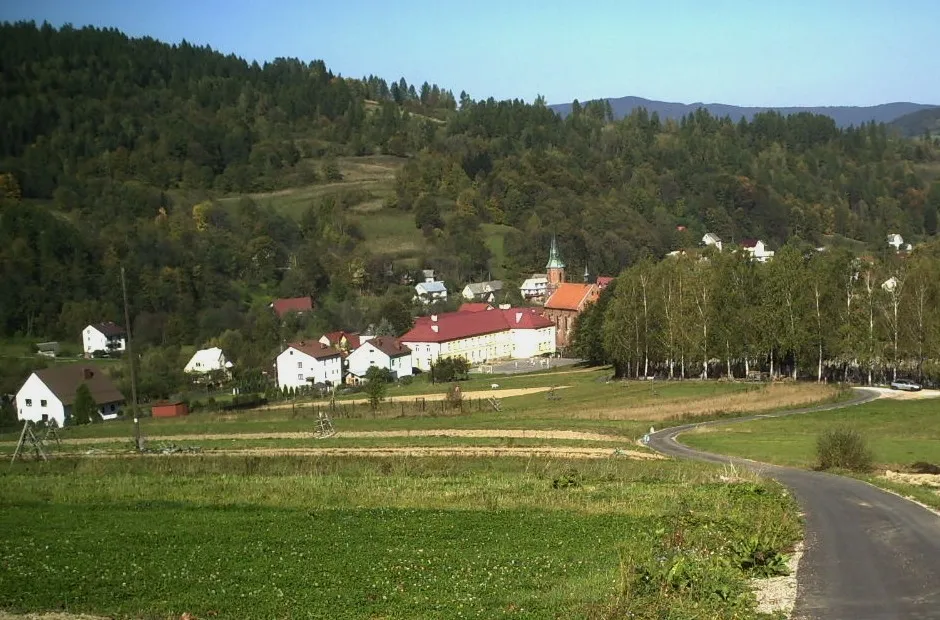 Photo showing: Widok na centrum.My own work.2006.Suwaj Wladyslaw.(The centre of Stryszawa)