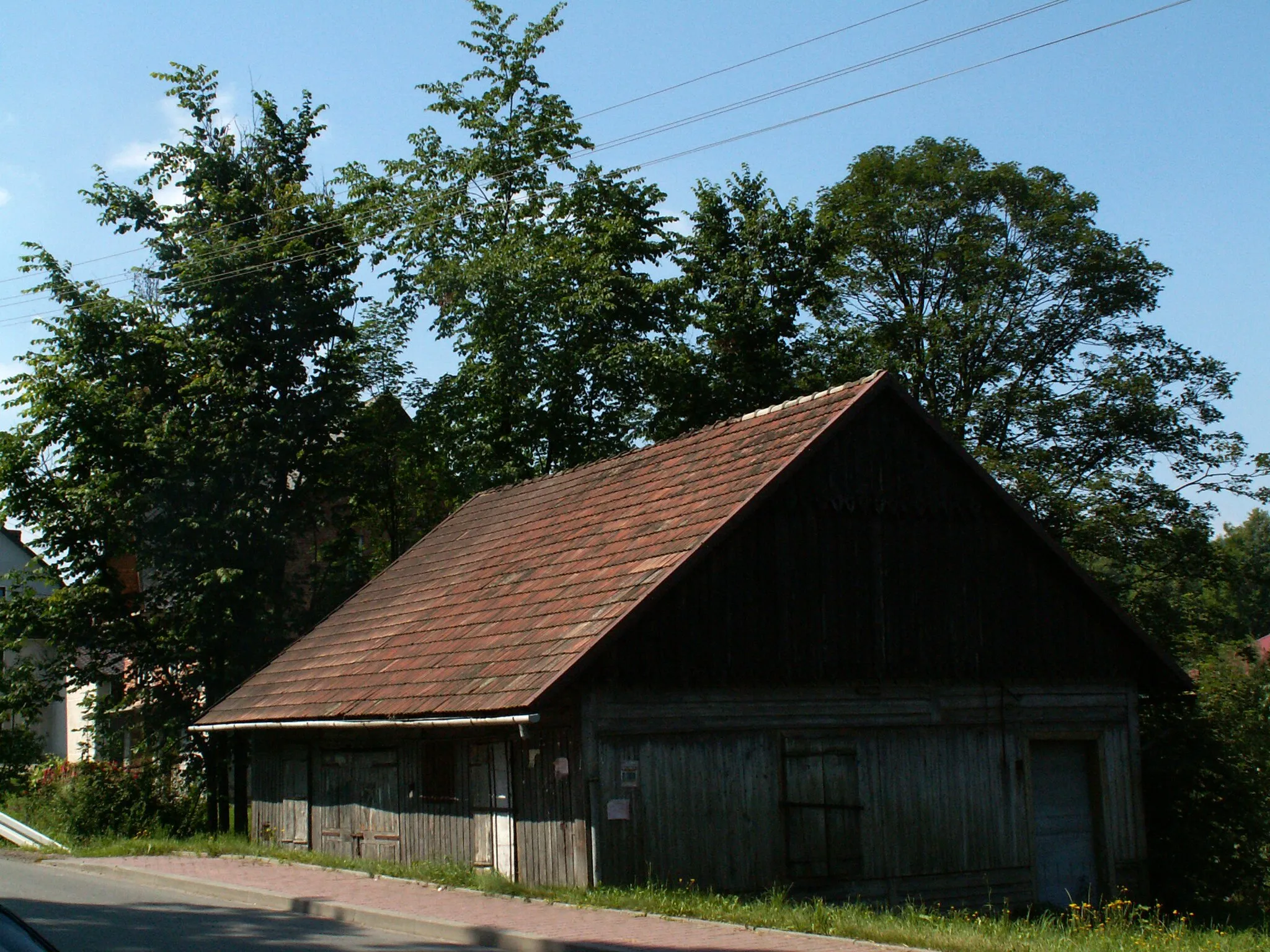 Photo showing: Synagogue in Wisniowa, Lesser Poland Voivodeship, Poland