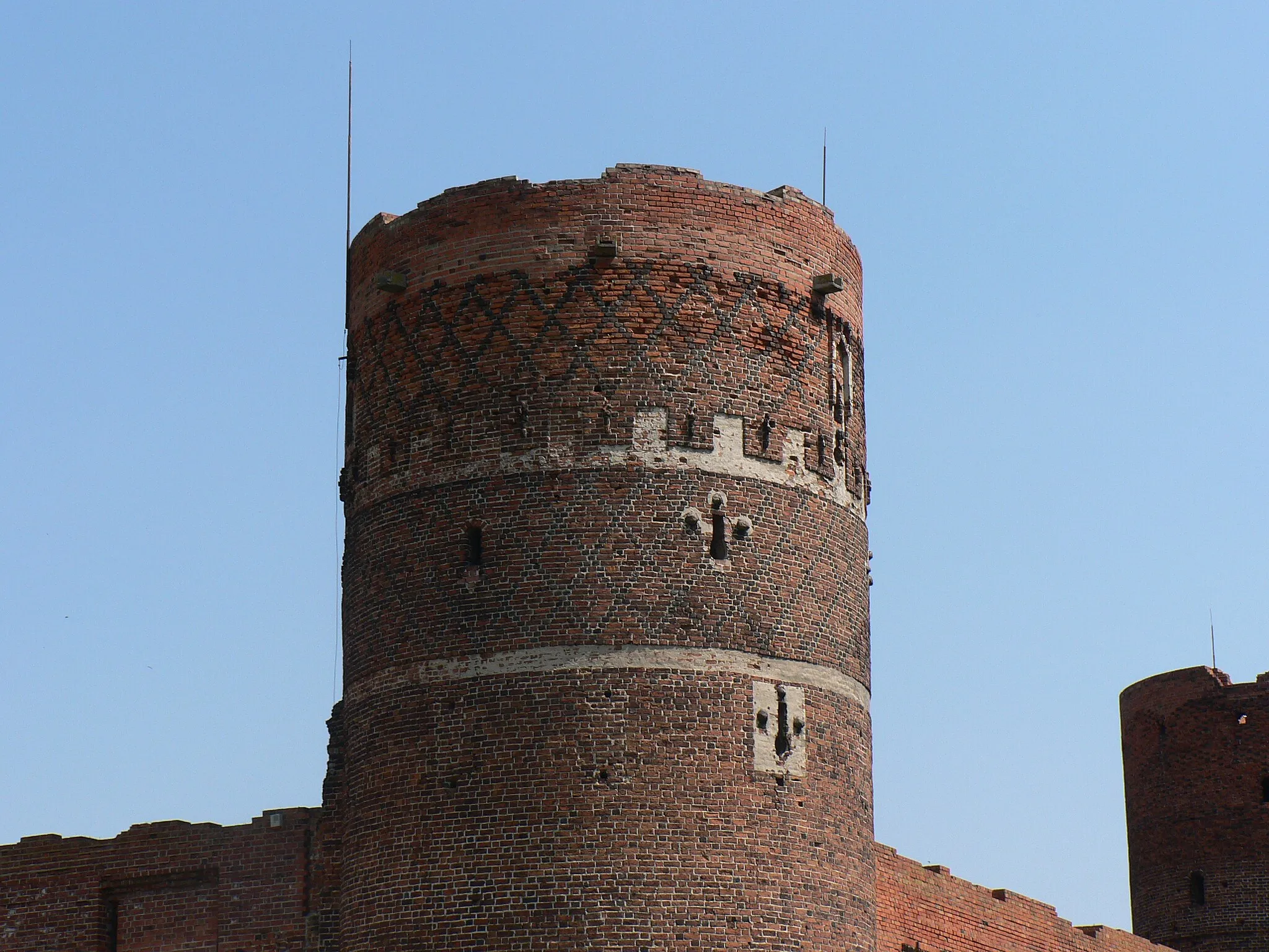 Photo showing: Baszta Zamku Książąt Mazowieckich w Ciechanowie