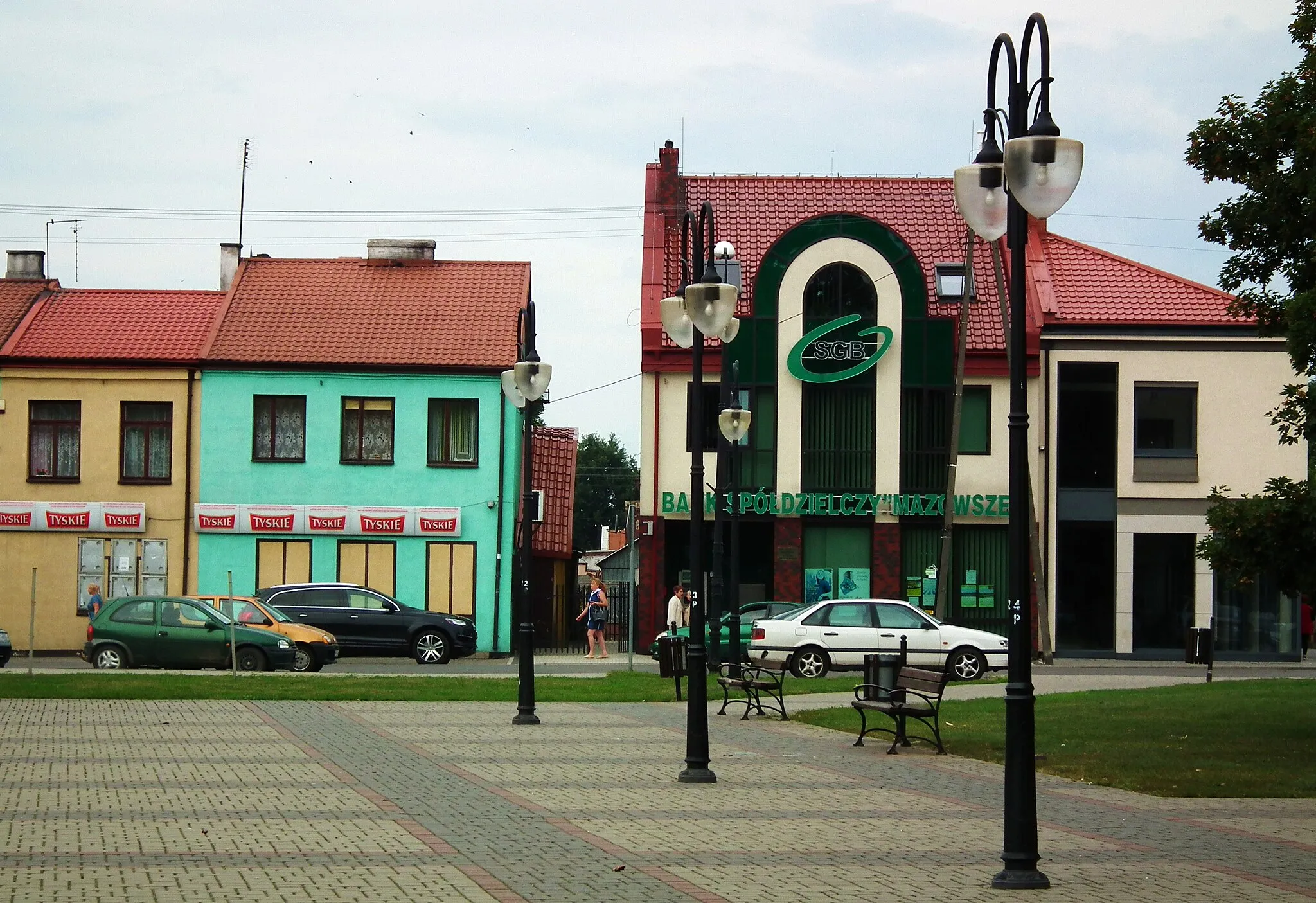 Photo showing: Rynek w Drobinie.
