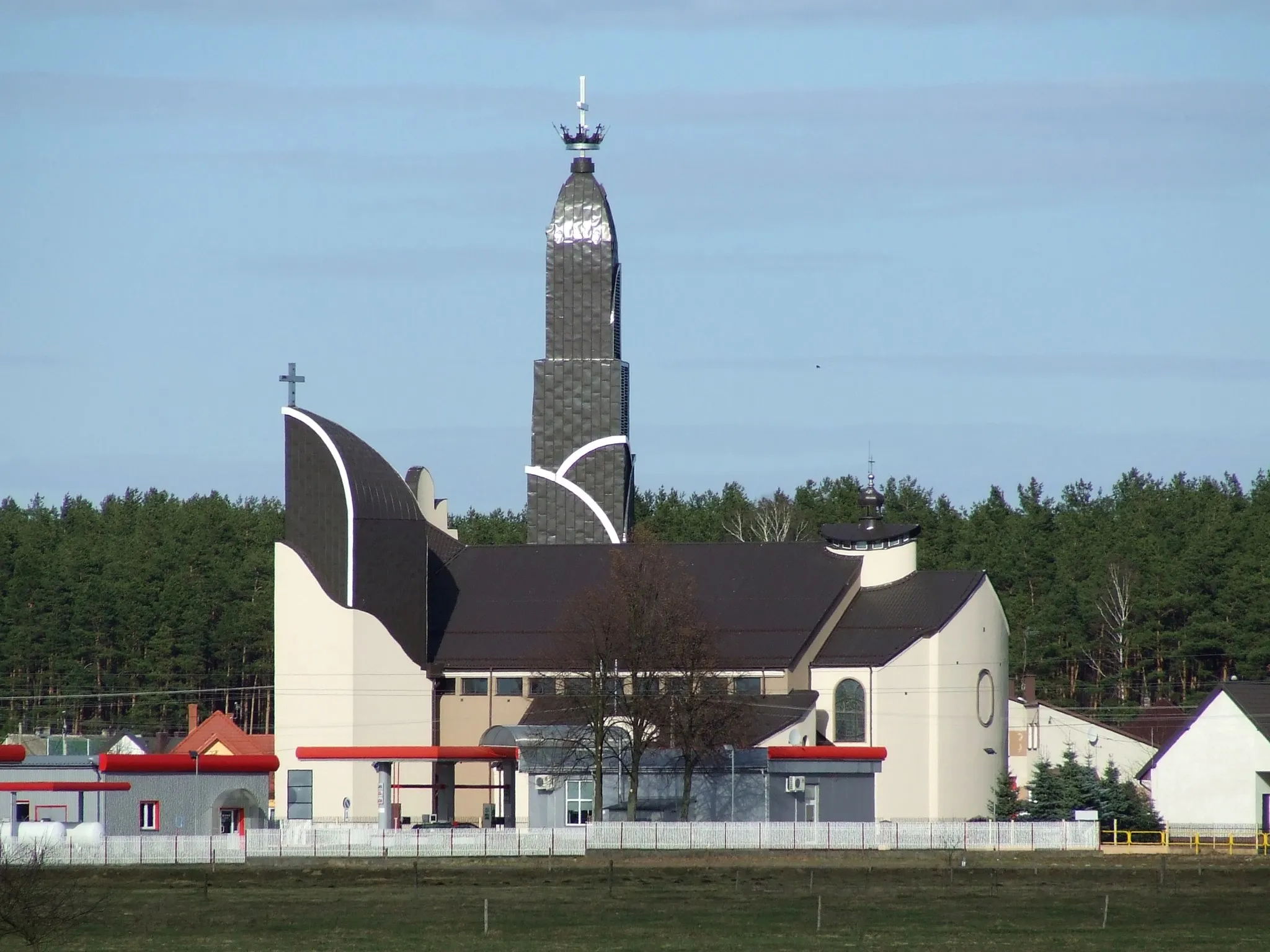 Photo showing: Kościół pw. Chrystusa Króla Wszechświata w Łysych