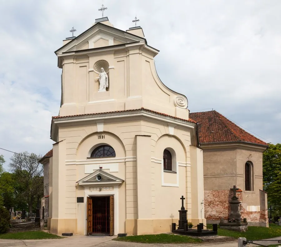 Photo showing: Church of the Holy Cross in Pułtusk, Poland.