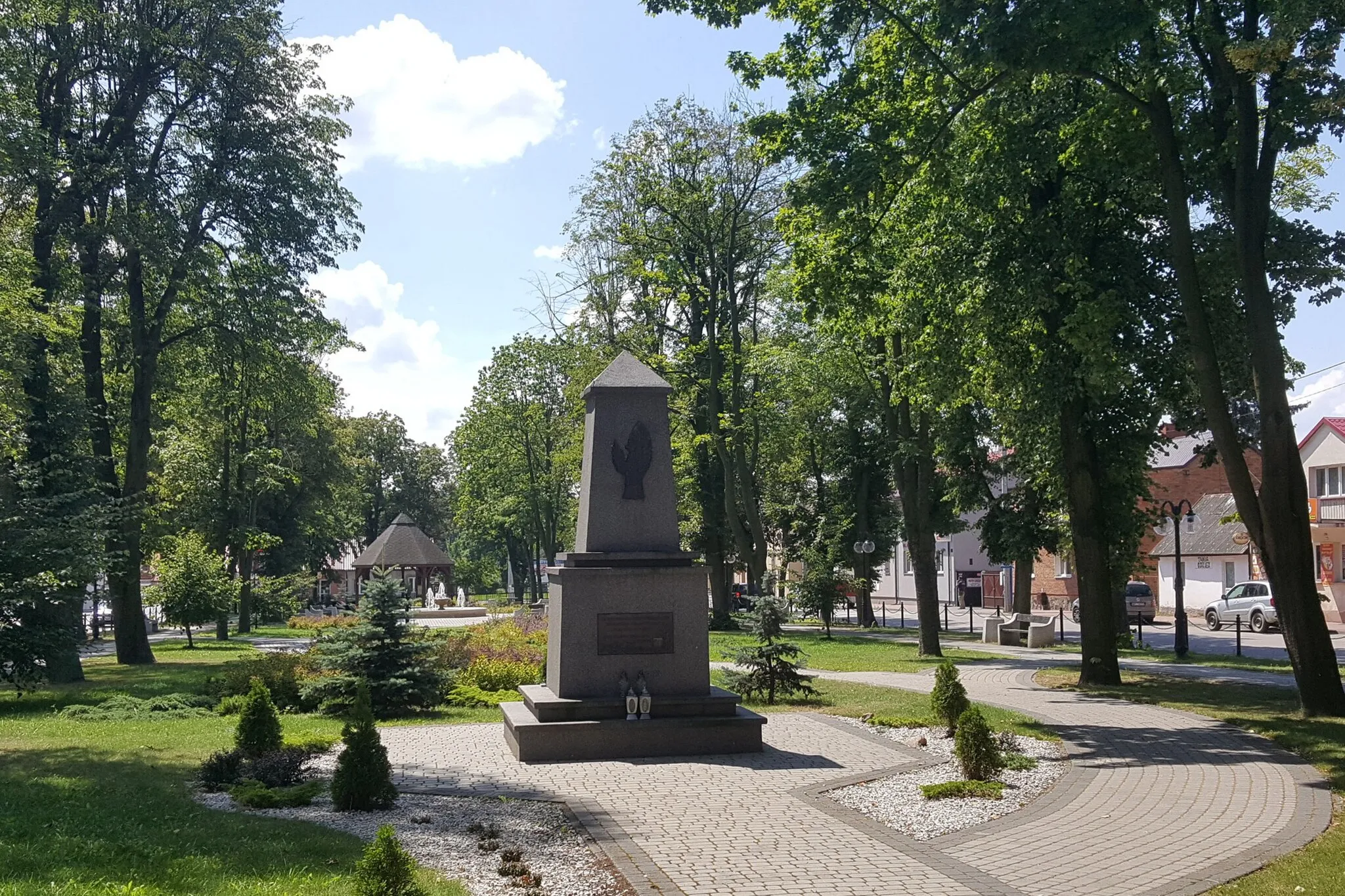 Photo showing: Pomnik "Mieszkańcom Gminy Staroźreby poległym i pomordowanym w latach 1939-1945" w Staroźrebach.