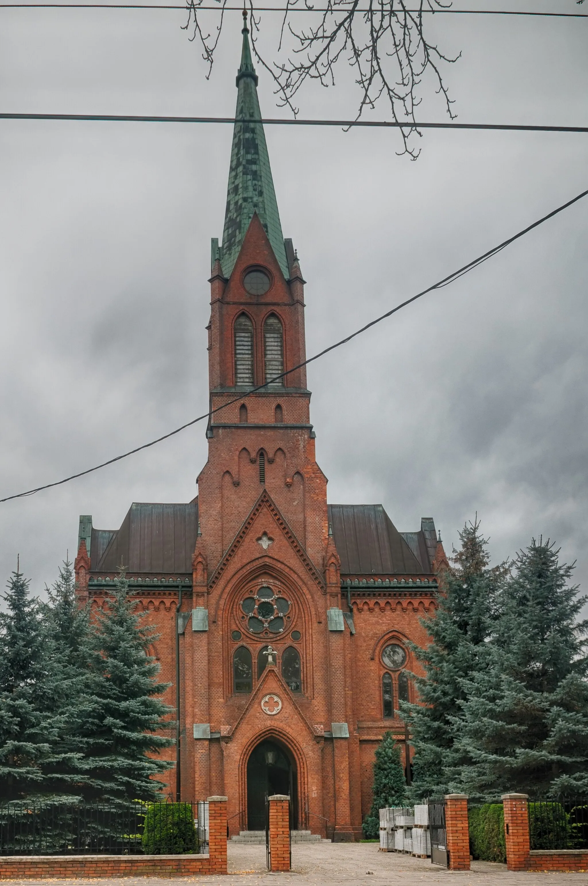 Photo showing: Żyrardów, ul. Żeromskiego 7 - kościół ewangelicki, 2 poł. XIX w. (zabytek nr 1262 z 22.05.1975)