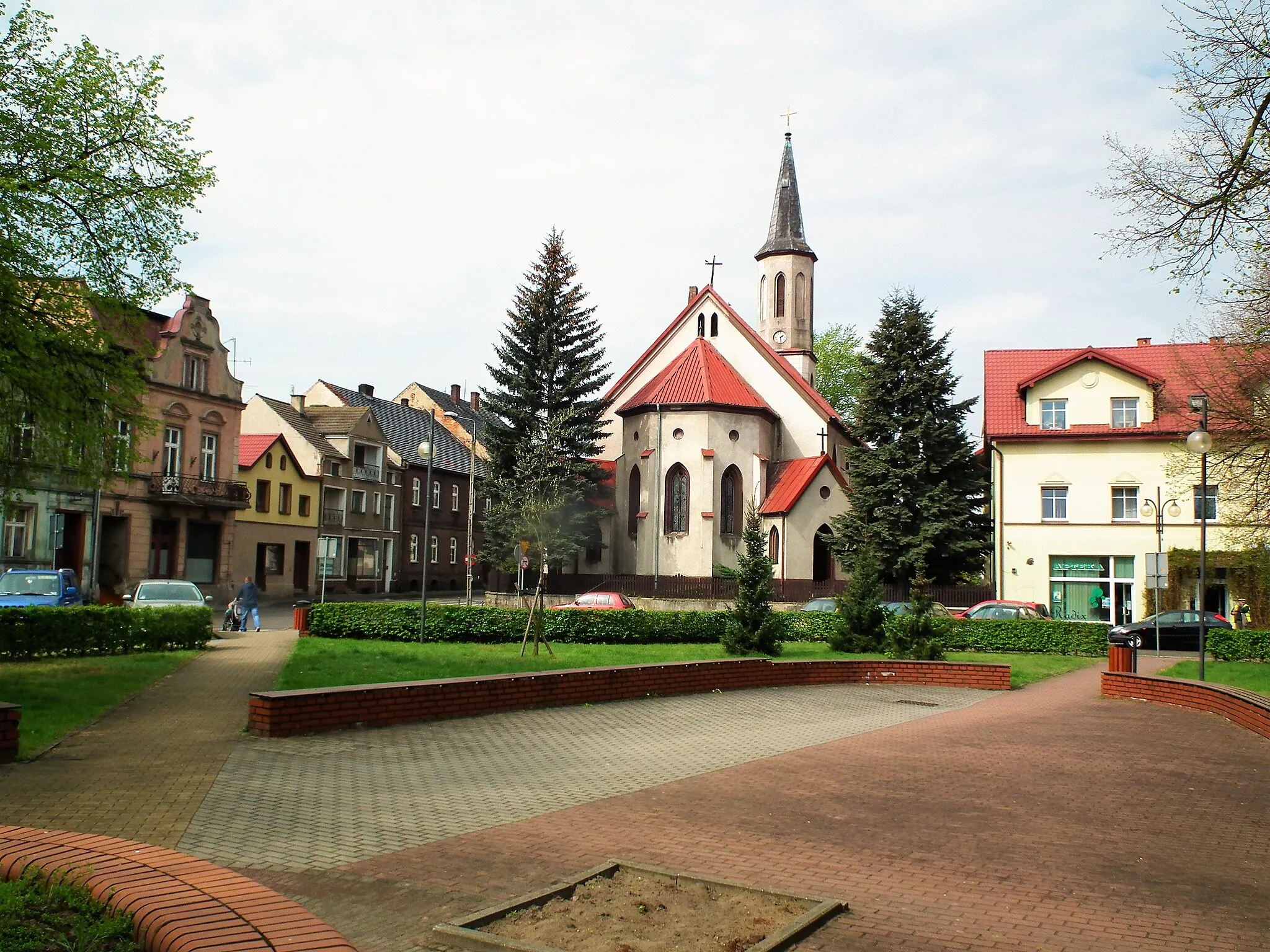 Photo showing: Rynek w Gorzowie Śląskim.