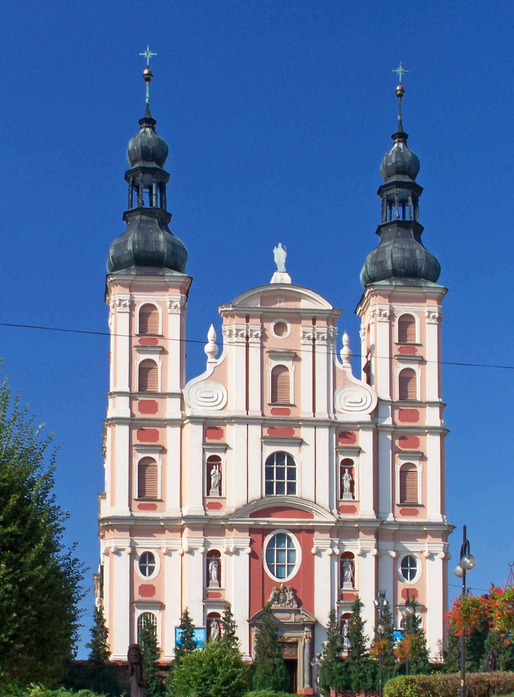 Photo showing: Die Stiftskirche von Ottmachau.