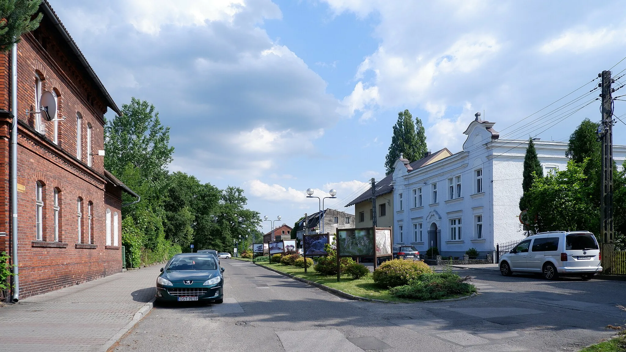 Photo showing: Dworcowa Street in Zdzieszowice, Poland