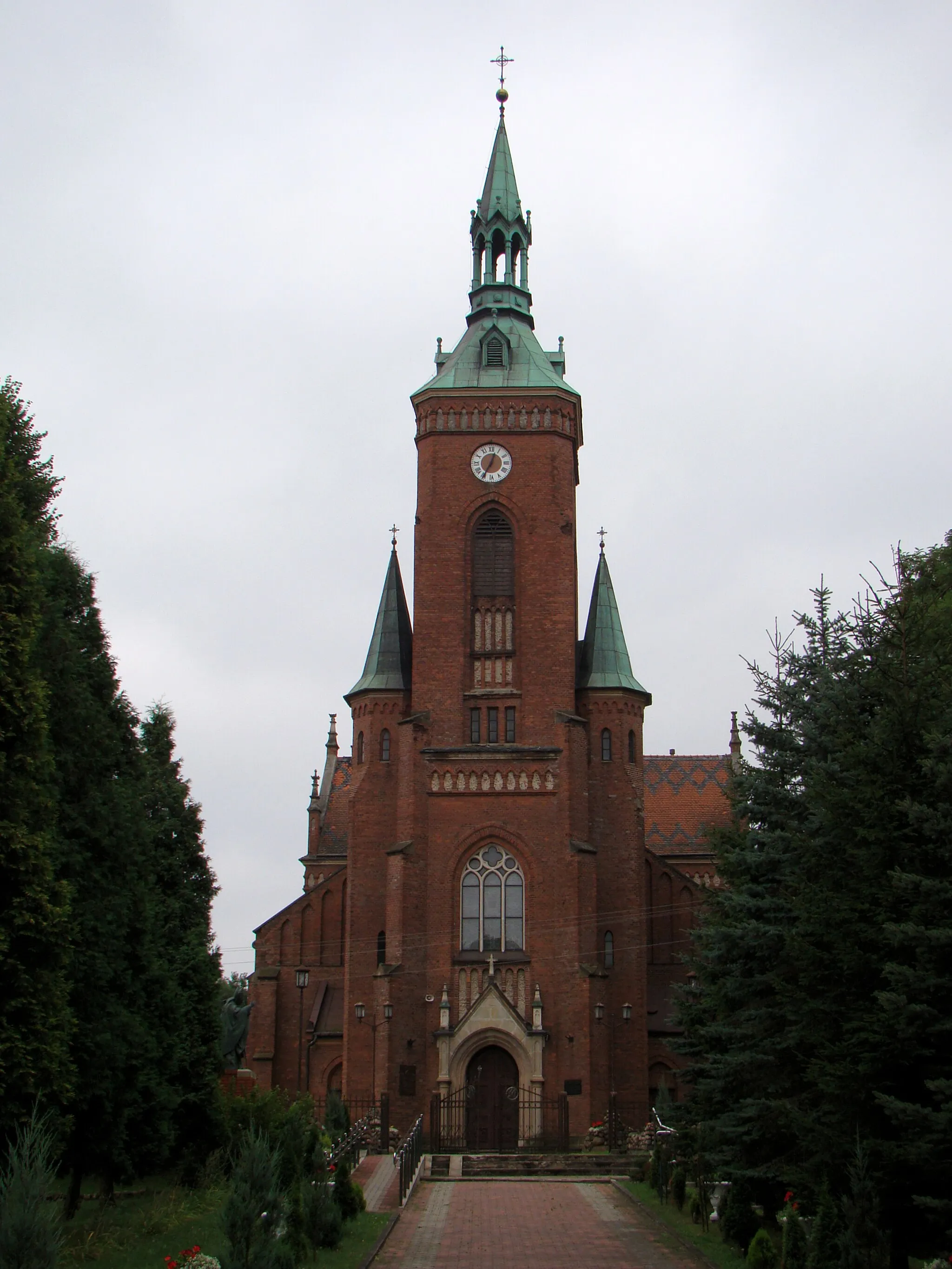 Photo showing: Church of Our Lady of Mount Carmel in Górno