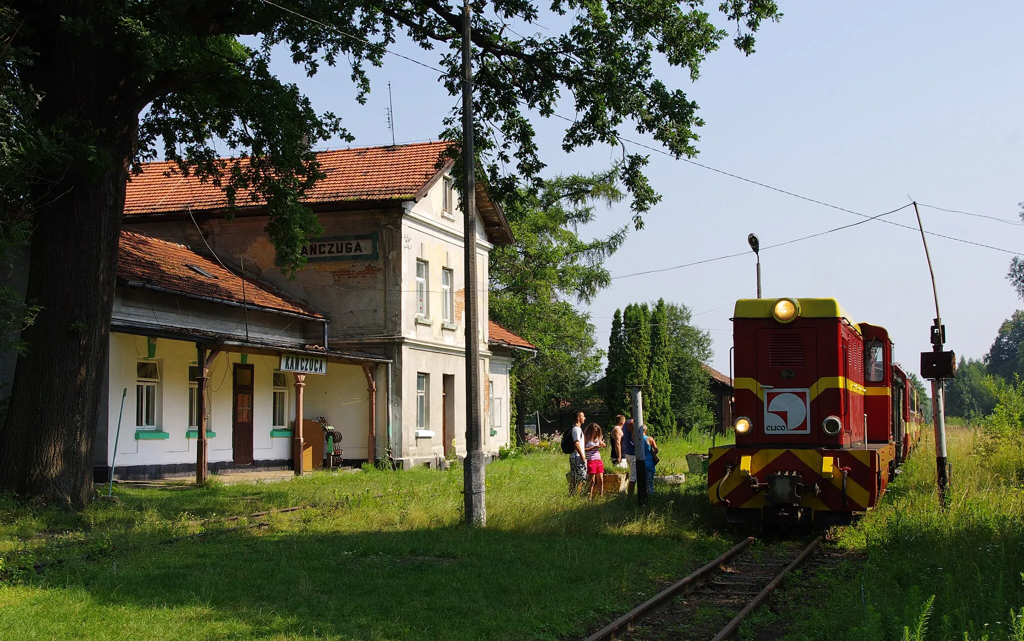 Photo showing: Train Station in Kańczuga