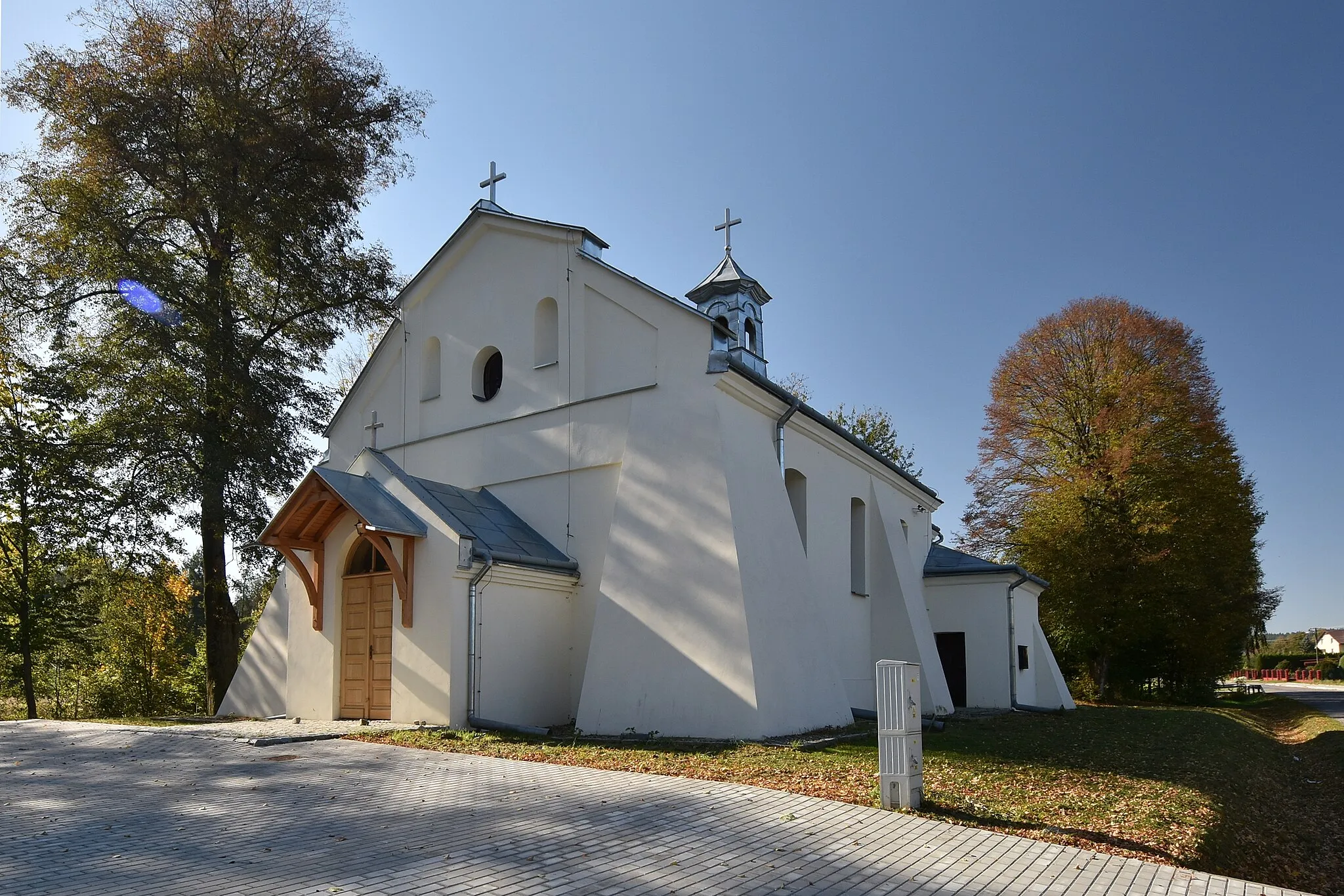 Photo showing: Kramarzówka, cerkiew Podwyższenia Krzyża Świętego