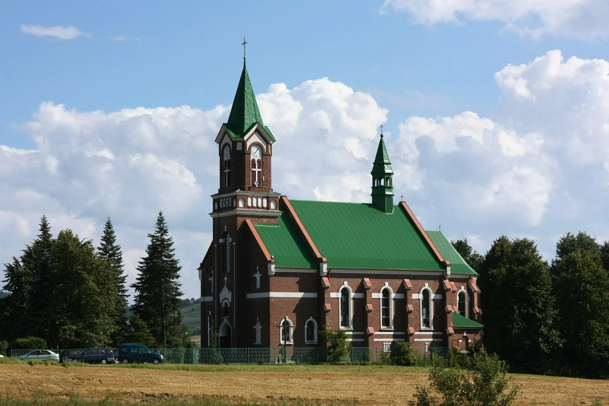 Photo showing: Church in Niebieszczany.
