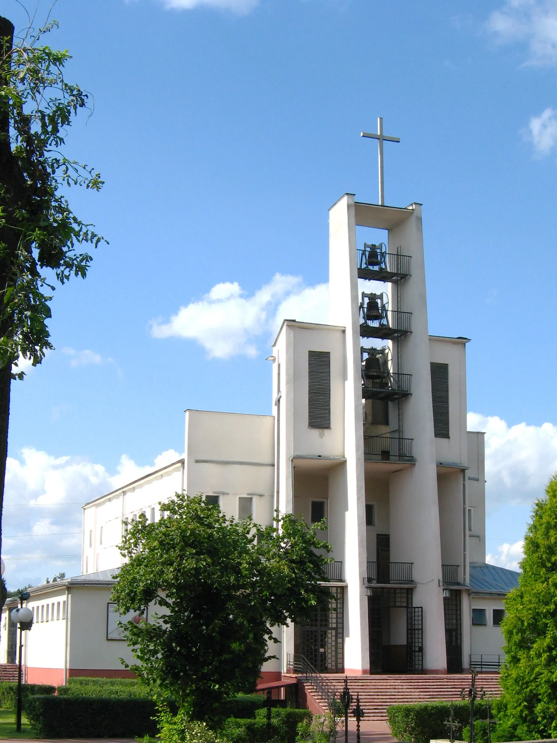 Photo showing: Roman–catholic church of Holy Family from year 1976