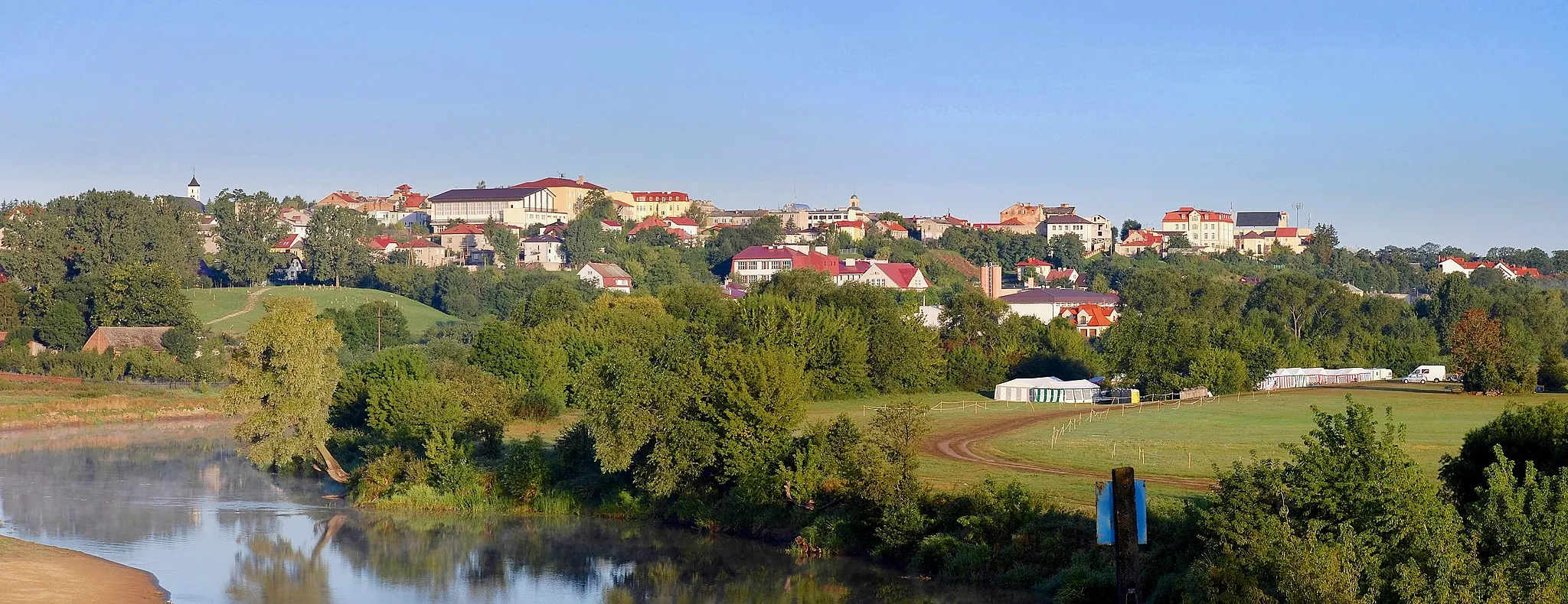 Photo showing: Panorama Łomży od strony południowo-wschodniej