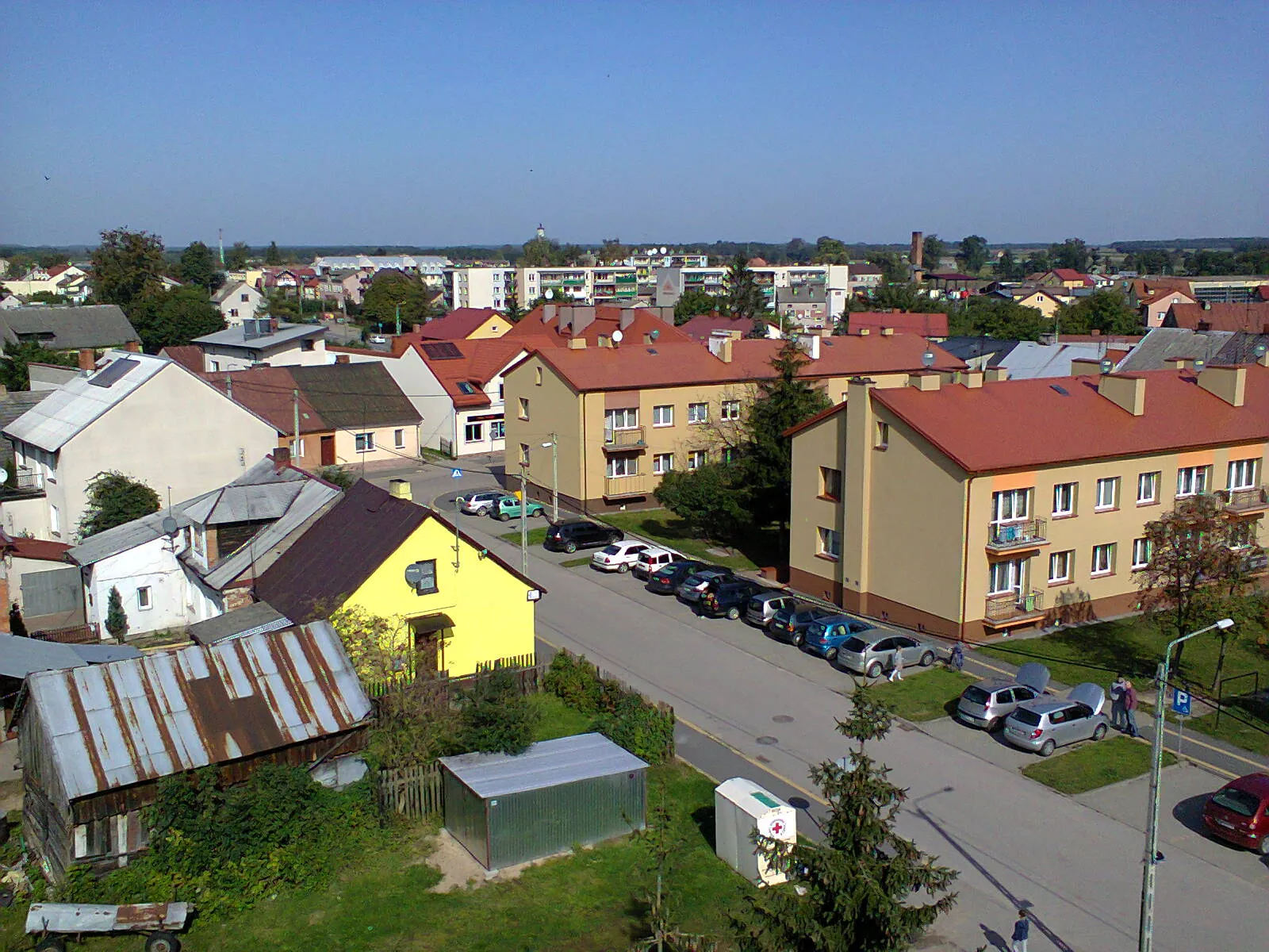 Photo showing: Szczuczyn - widok z wieży strażackiej