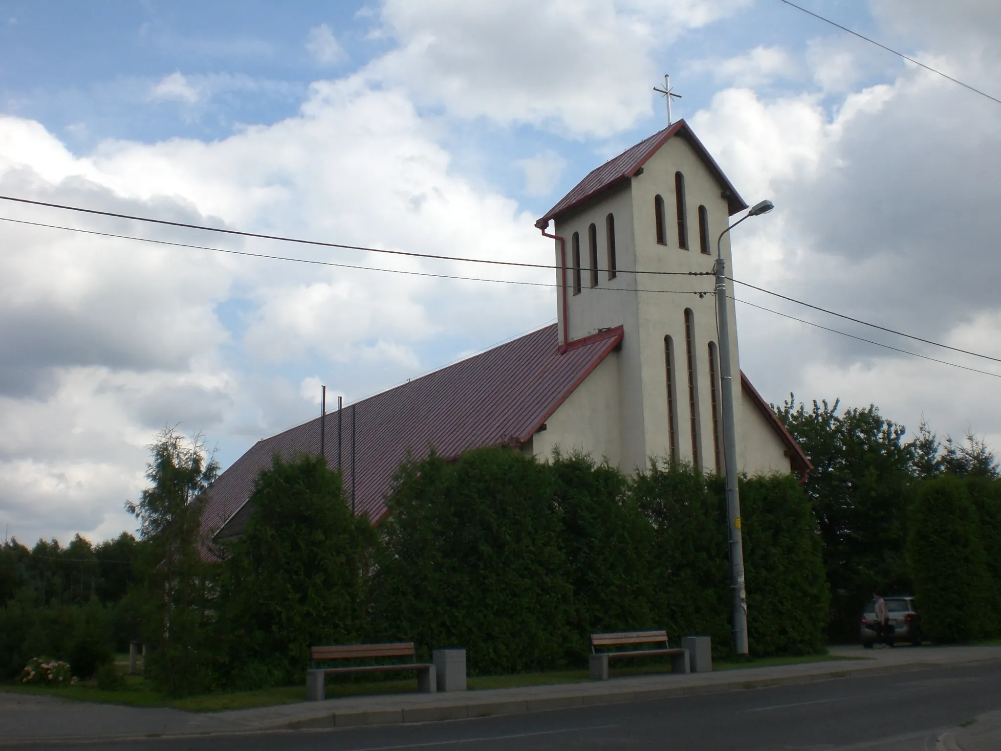 Photo showing: Cewice - kościół Wniebowzięcia NMP