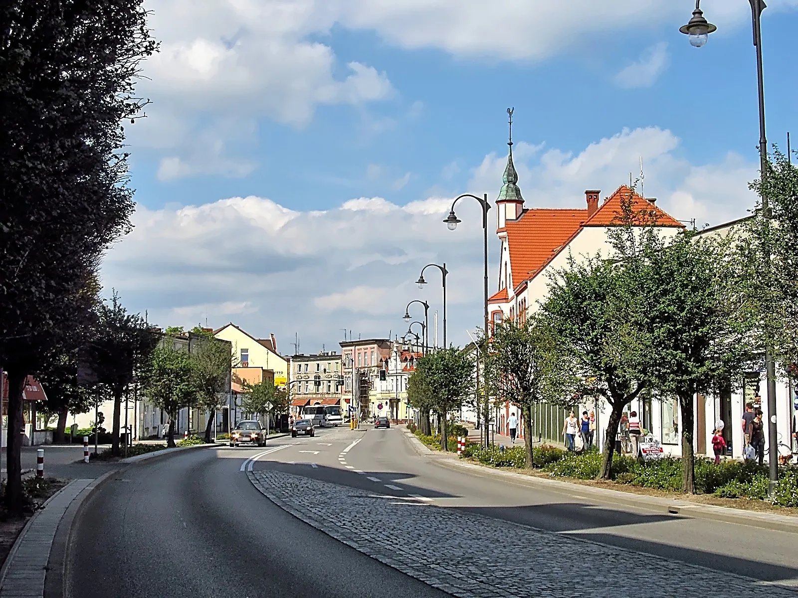 Photo showing: Kosciuszko Street in Czersk, Pomeranian Voivodeship
