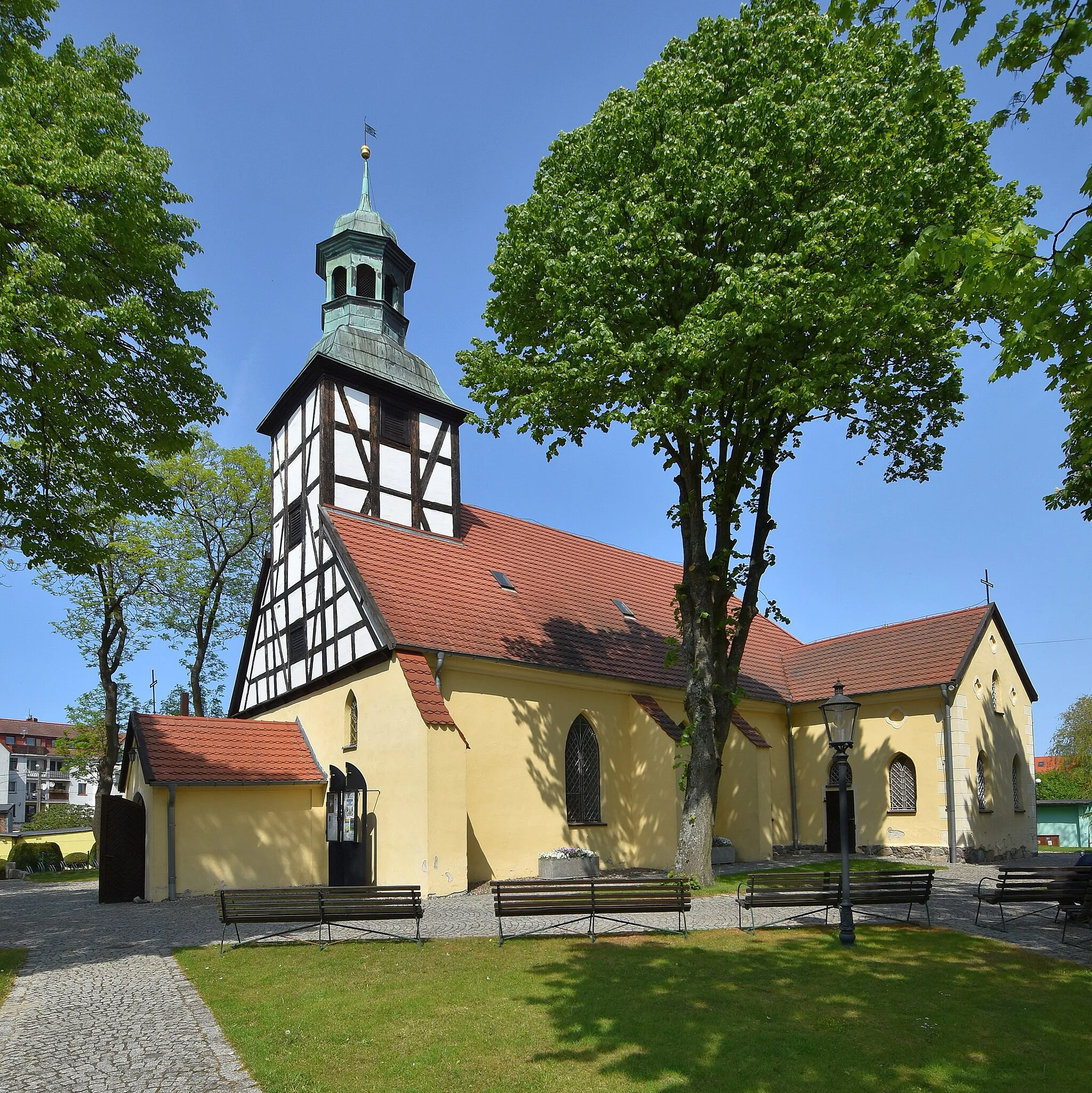 Photo showing: Łeba, kościół Wniebowzięcia Najświętszej Maryi Panny