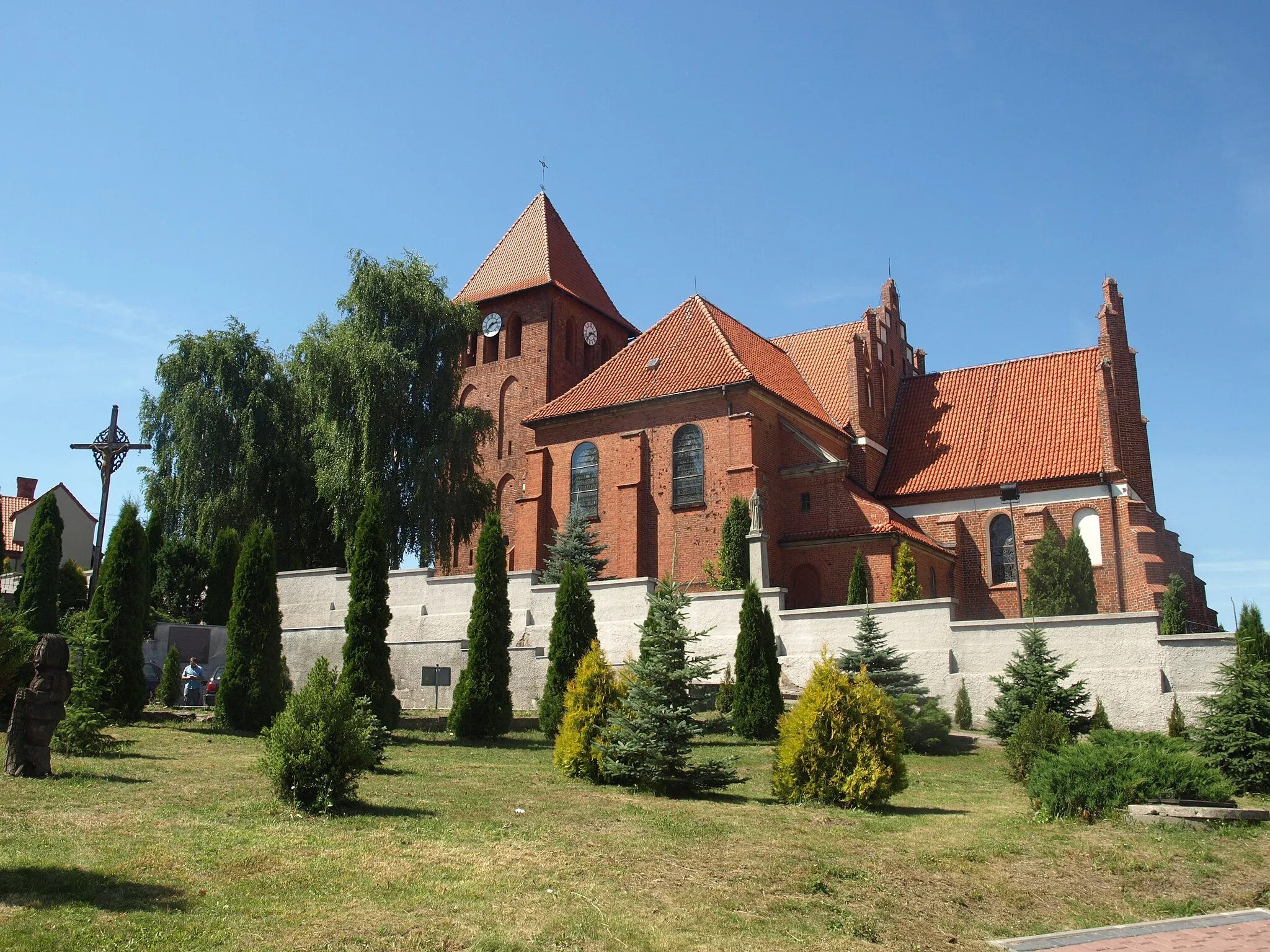 Photo showing: Church in Skórcz, Pomeranian Voivodeship, Poland
