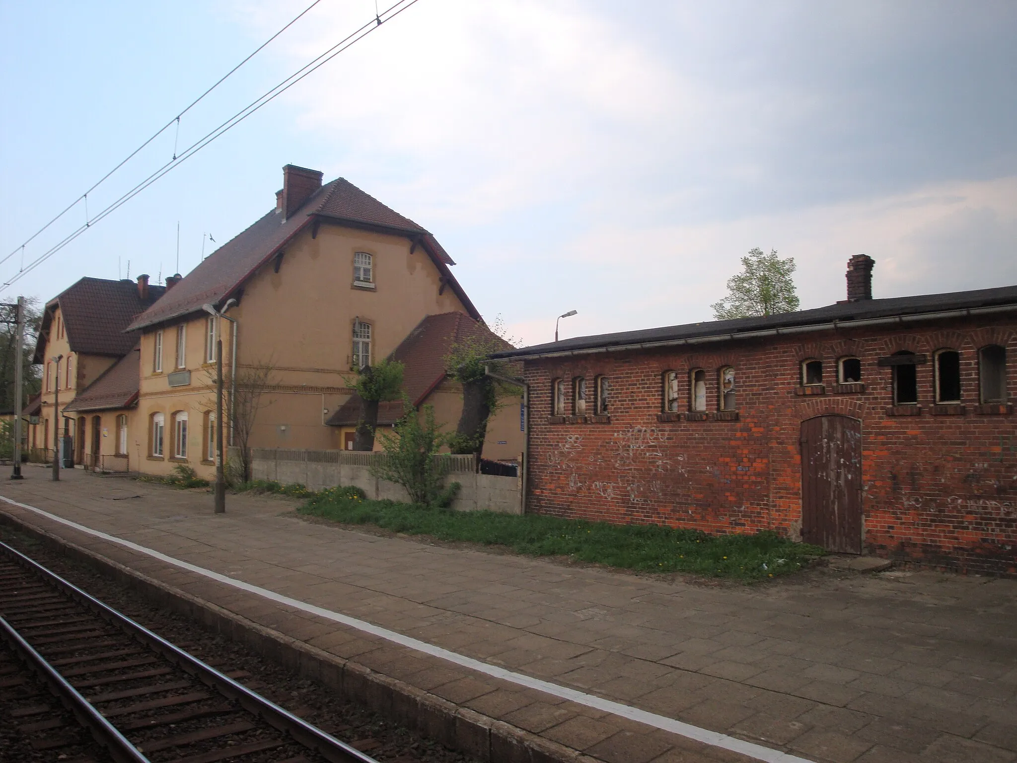 Photo showing: Train station in Smętowo, Poland