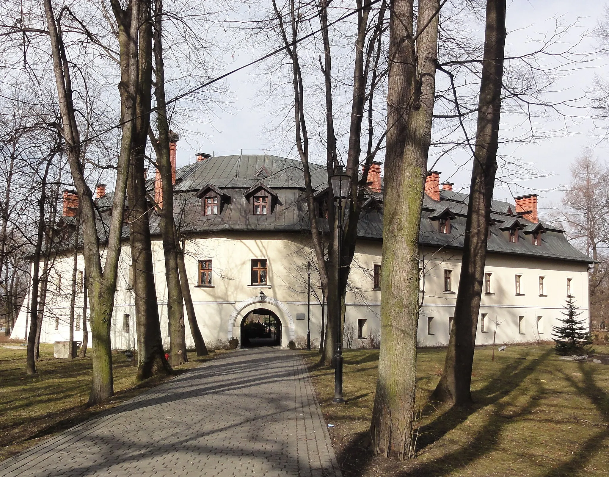 Photo showing: Castle in Kończyce Małe