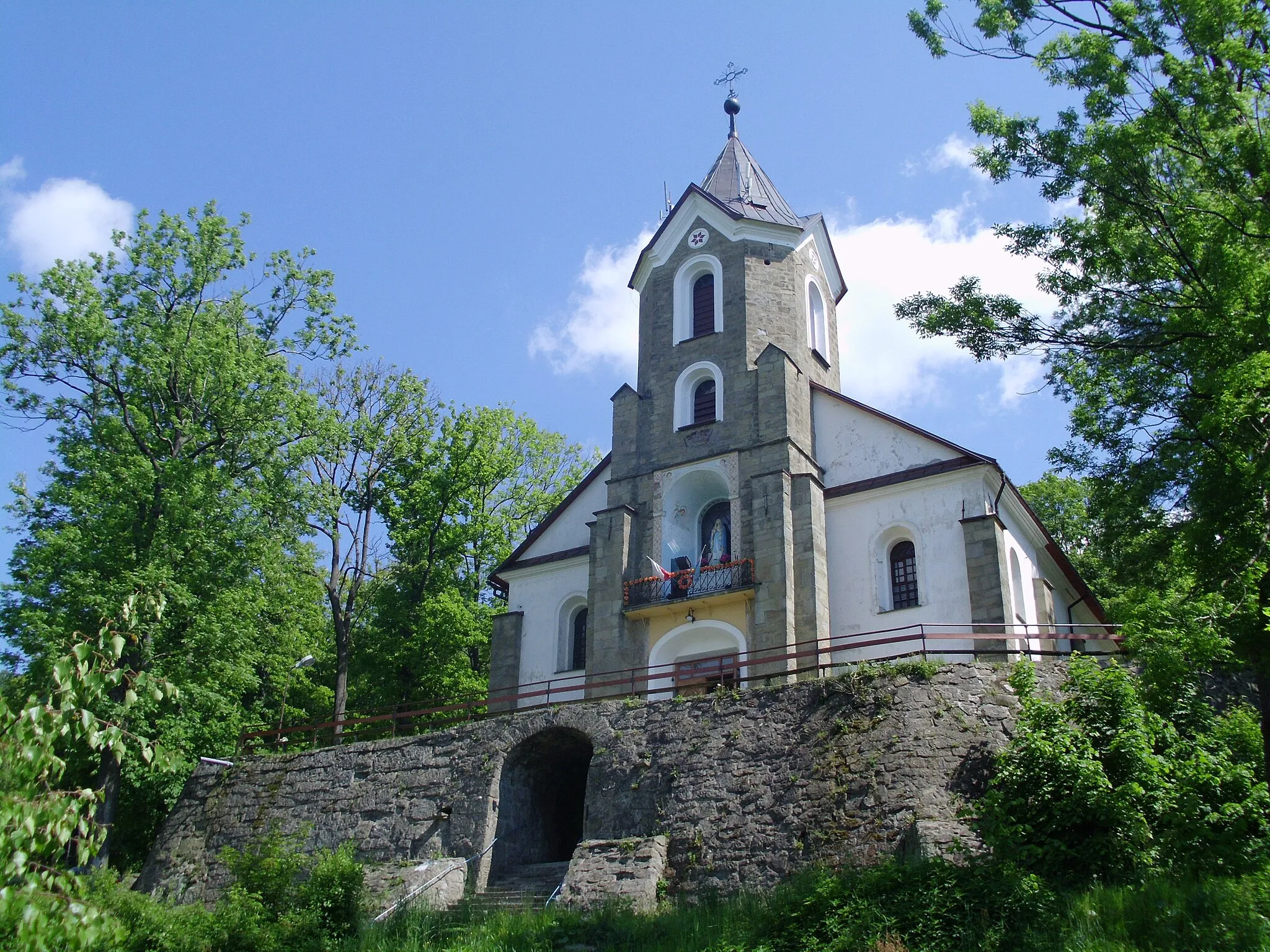 Photo showing: Kościół odpustowy na Jasnej Górce - Gmina Ślemień, rok 2011