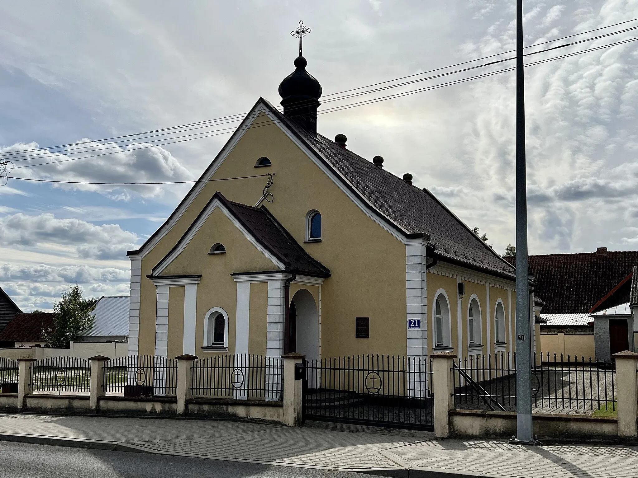 Photo showing: Kaplica baptystyczna w Baniach Mazurskich, obecnie cerkiew greckokatolicka św. Mikołaja