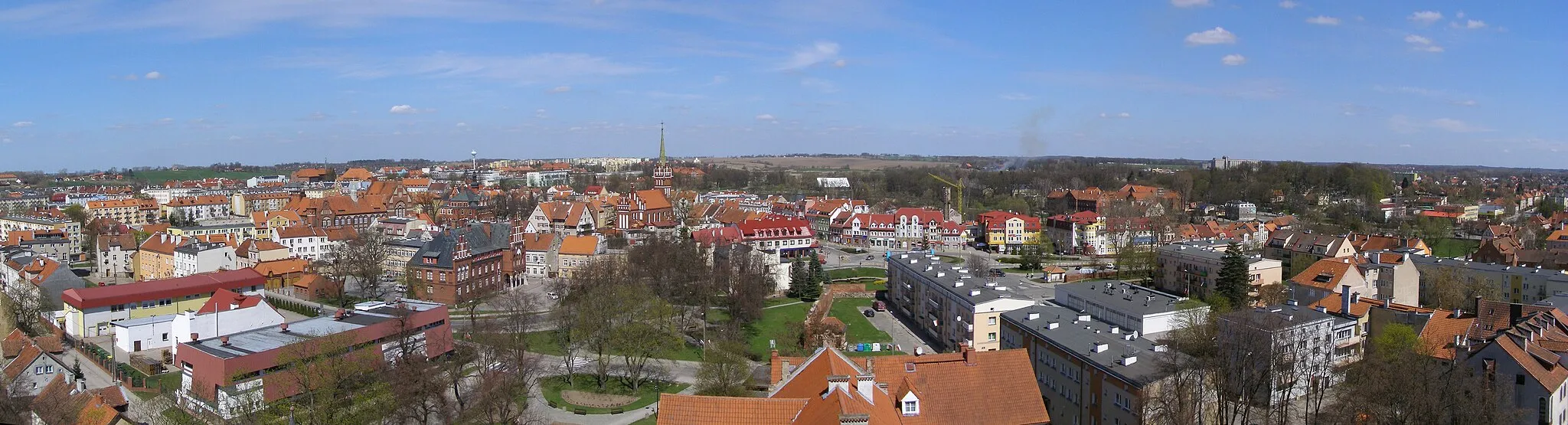 Photo showing: Kętrzyn - view from the St. George's basilica