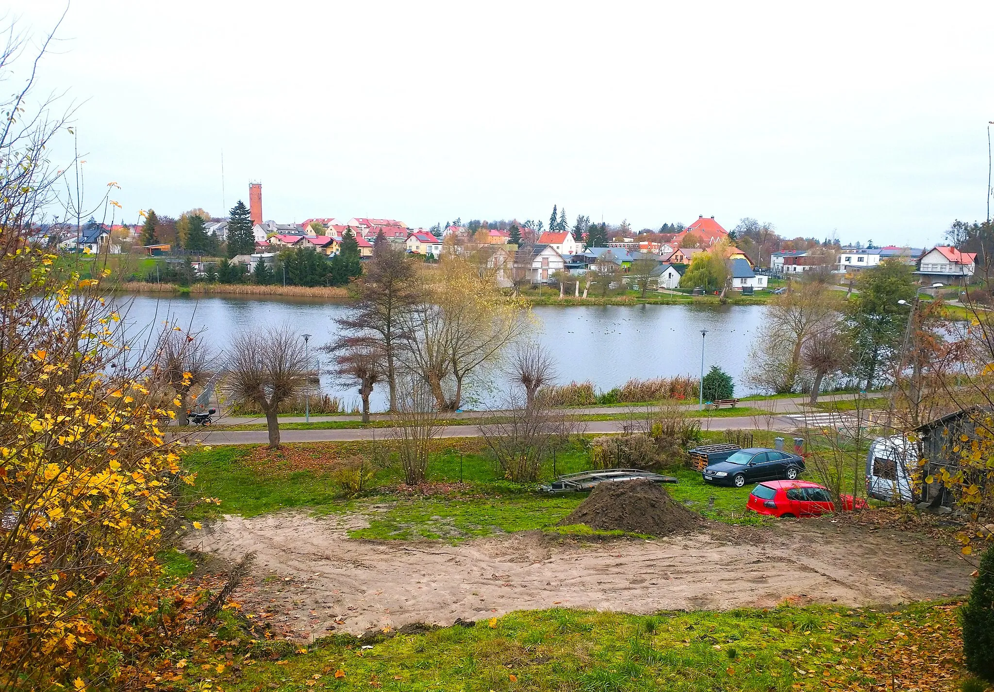 Photo showing: Panorama Kisielic spod kościoła.