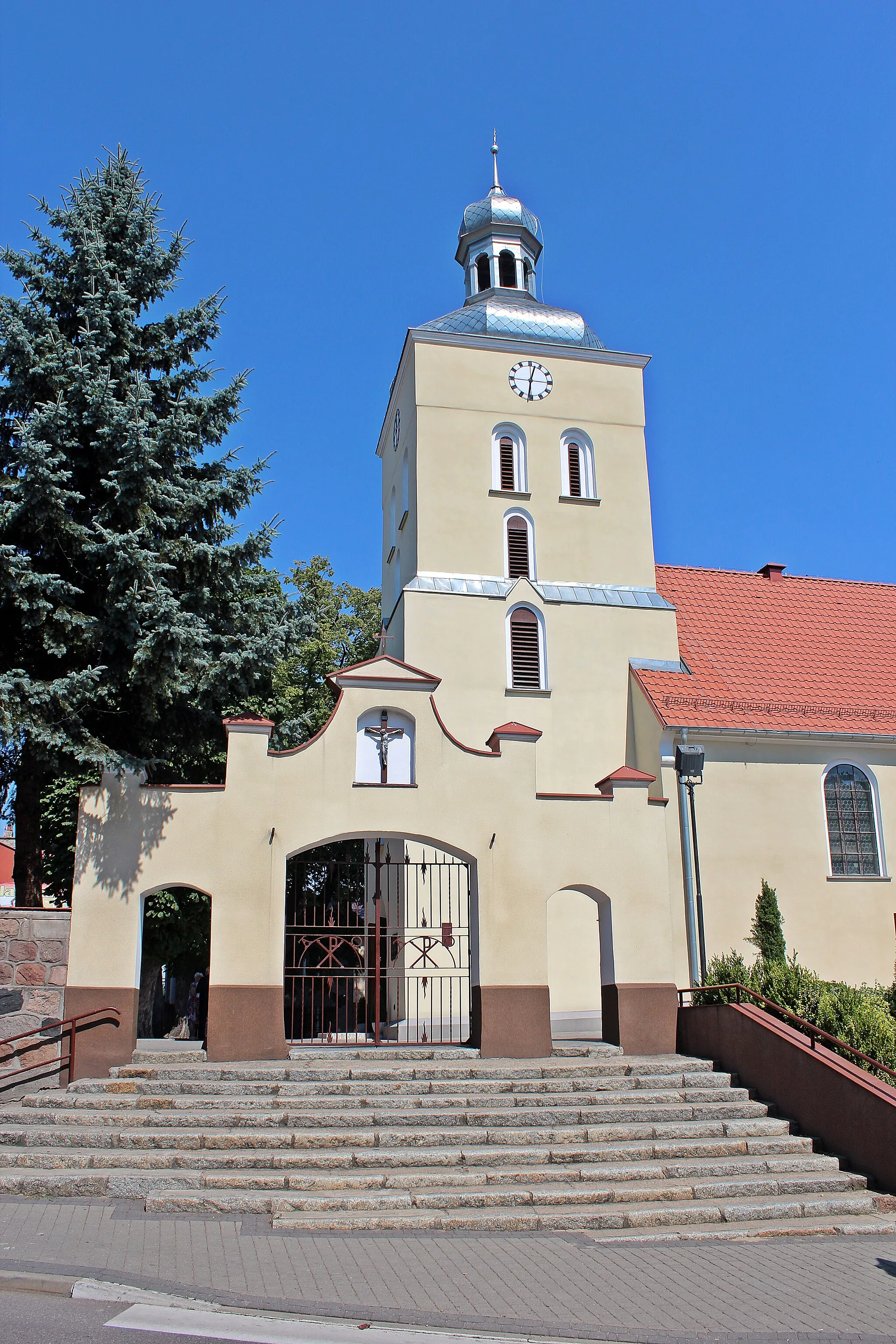 Photo showing: Kościół św. Wojciecha w Lidzbarku (2015)