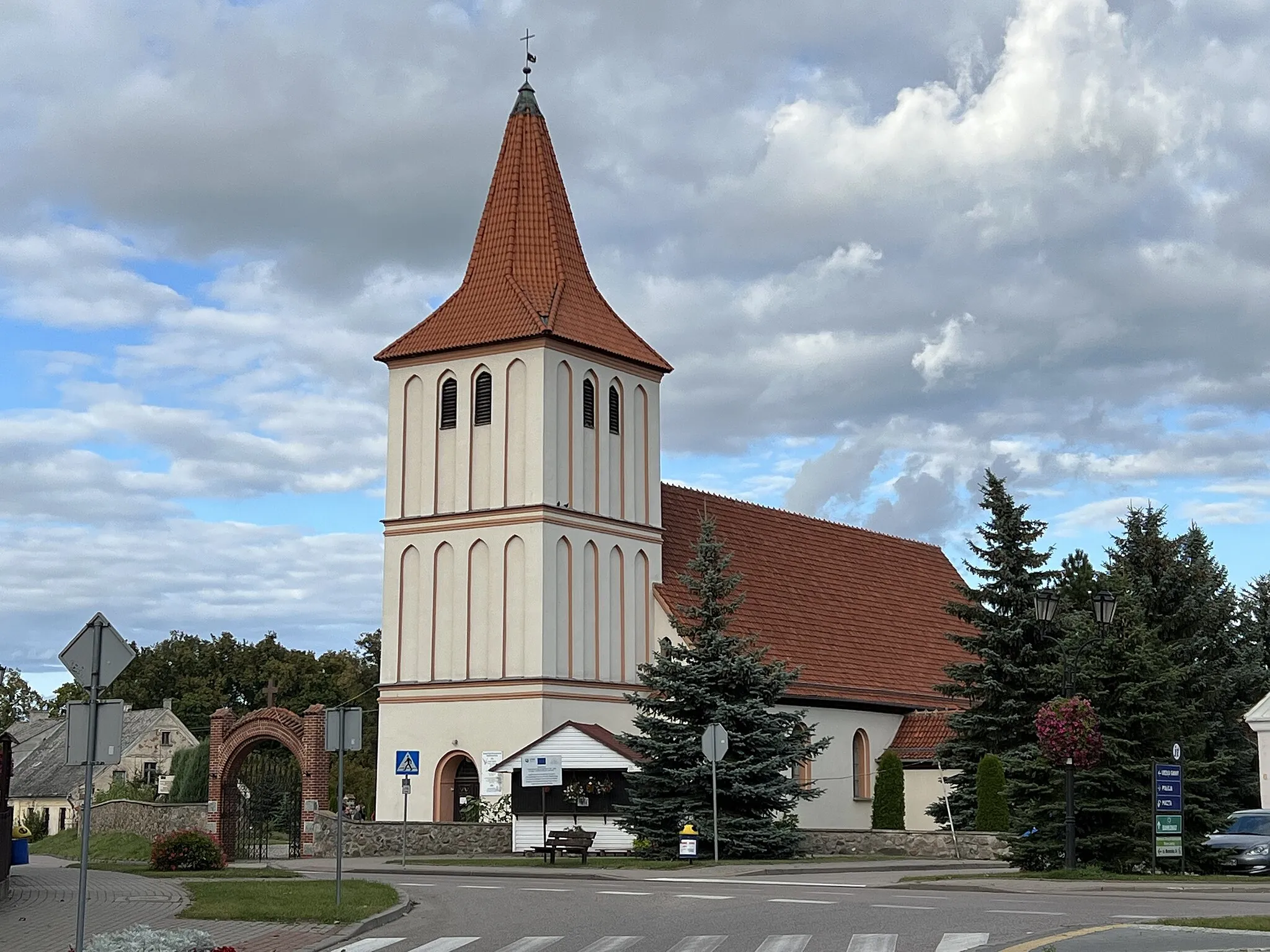 Photo showing: Lutheran church in Stare Juchy (Poland), now Roman Catholic church of the Immaculate Heart of Mary