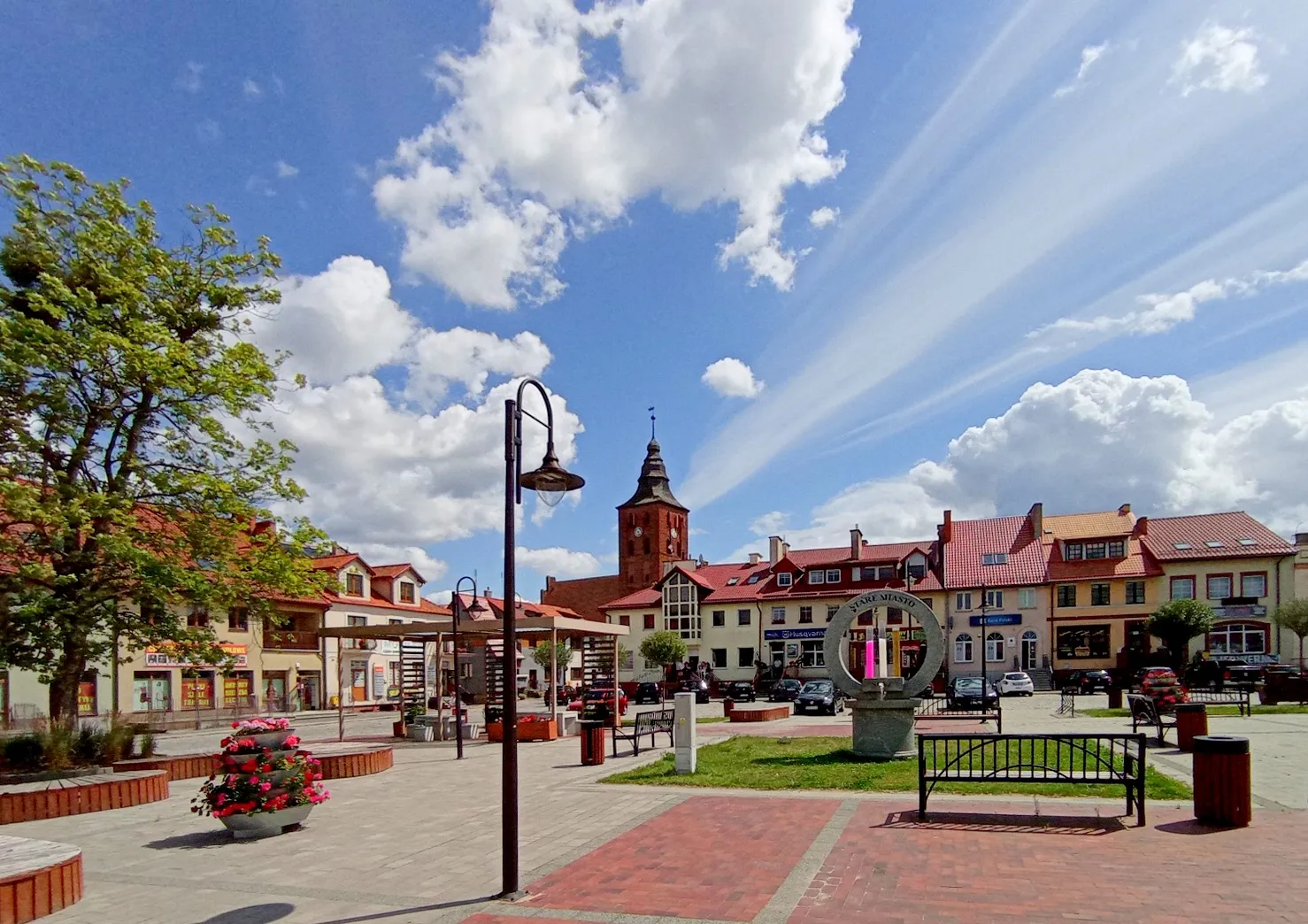 Photo showing: Susz. Rynek