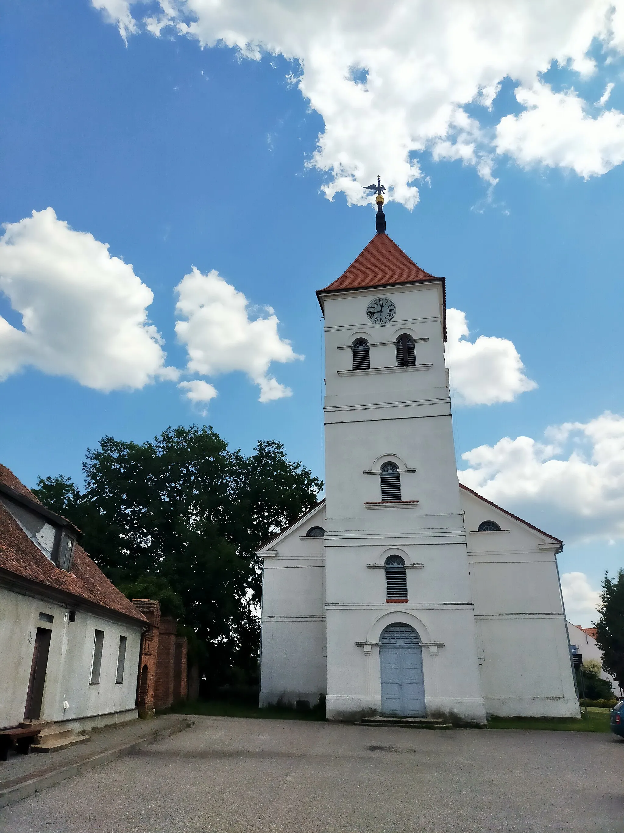 Photo showing: Kościół ewangelicko-augsburski w mieście Wielbark w powiecie szczycieńskim