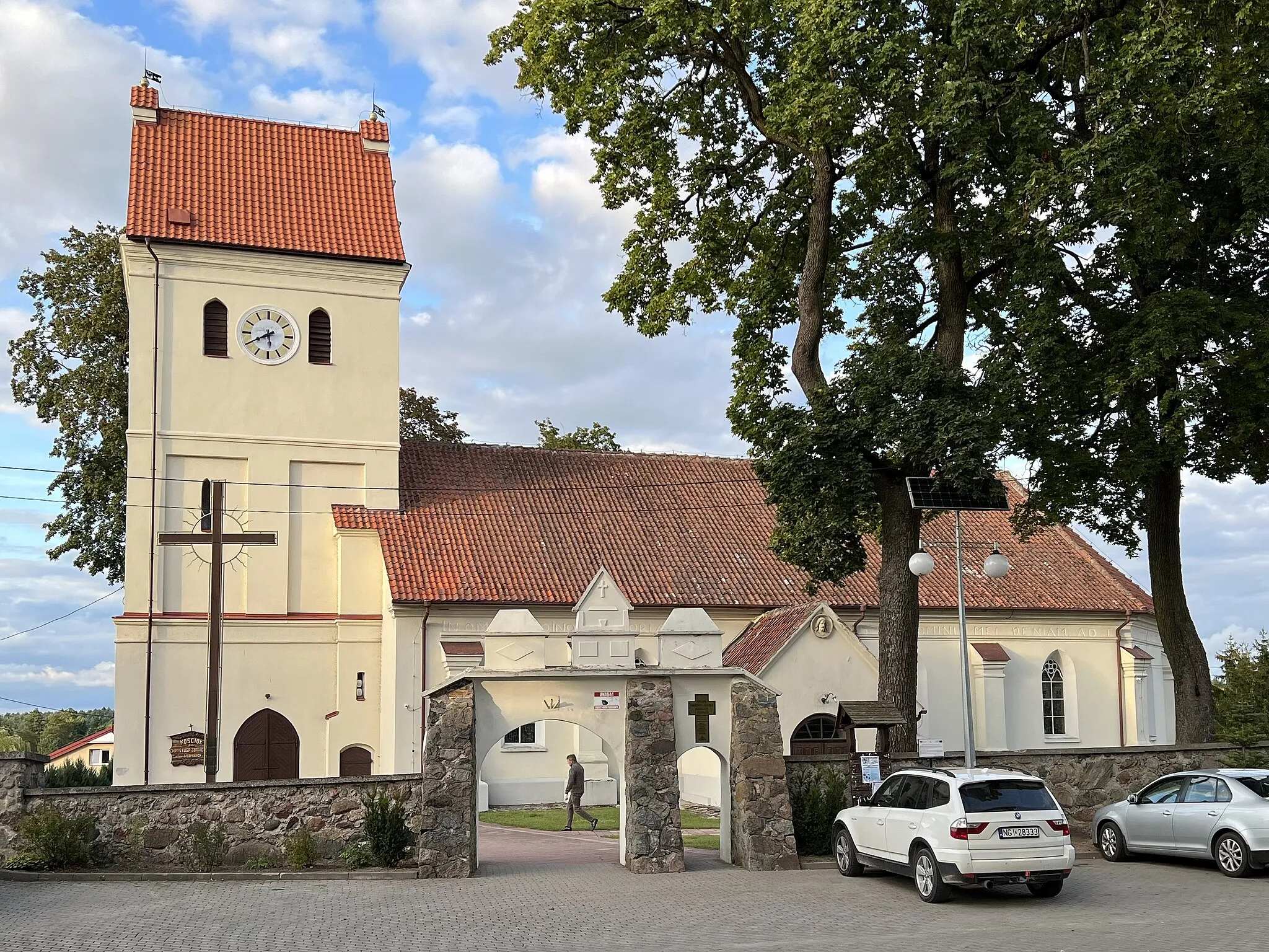 Photo showing: Lutheran church in Wydminy (Poland), now Roman Catholic church of Redeemer